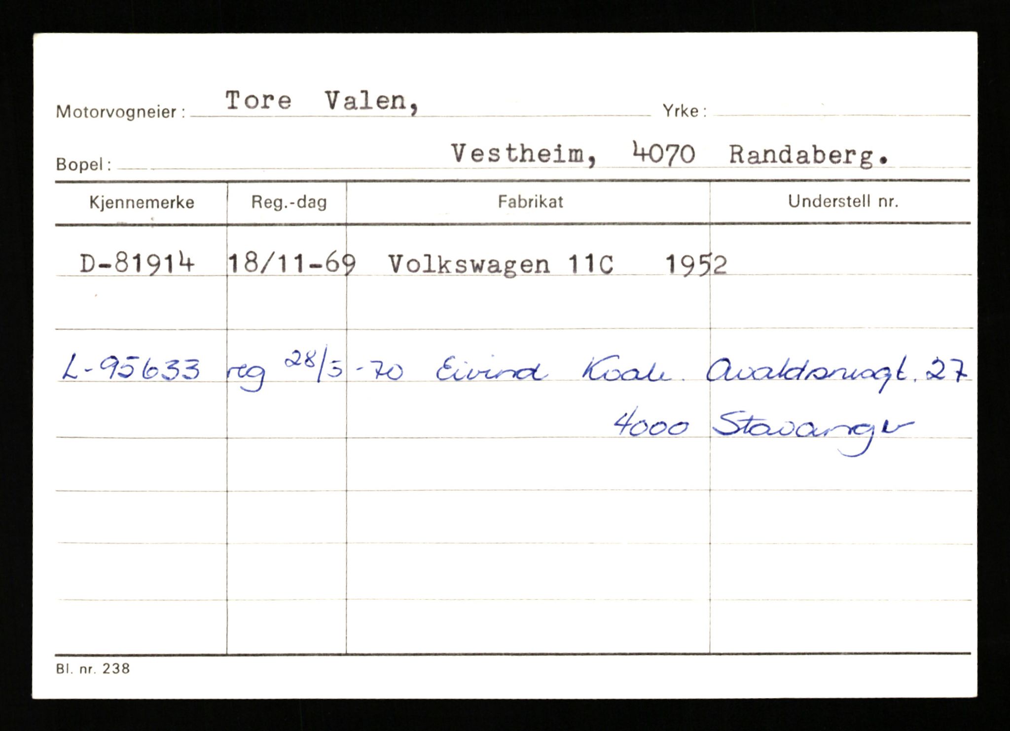 Stavanger trafikkstasjon, AV/SAST-A-101942/0/G/L0008: Registreringsnummer: 67519 - 84533, 1930-1971, p. 2768