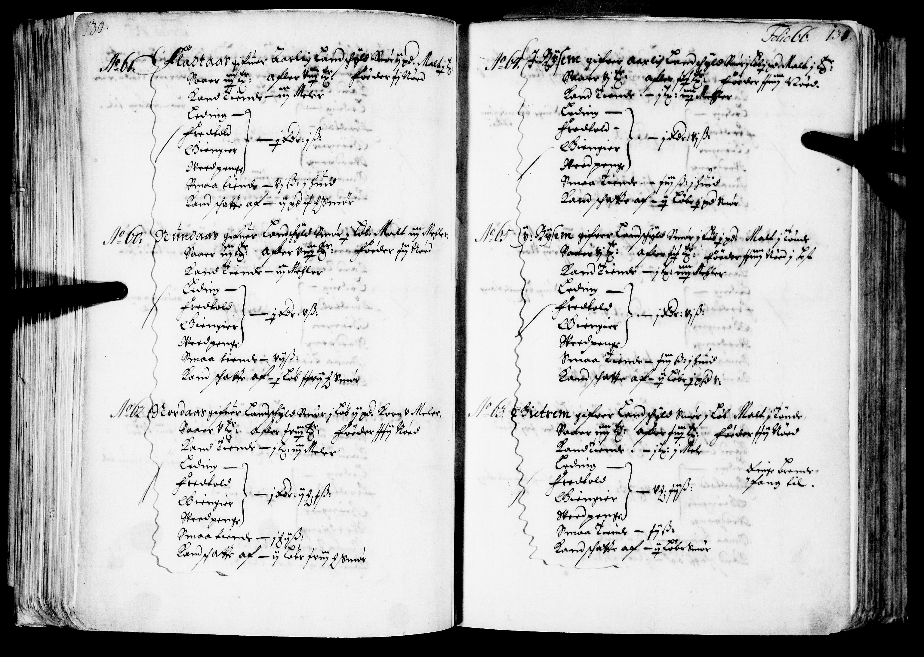 Rentekammeret inntil 1814, Realistisk ordnet avdeling, RA/EA-4070/N/Nb/Nba/L0039: Nordhordland fogderi, 1667, p. 65b-66a