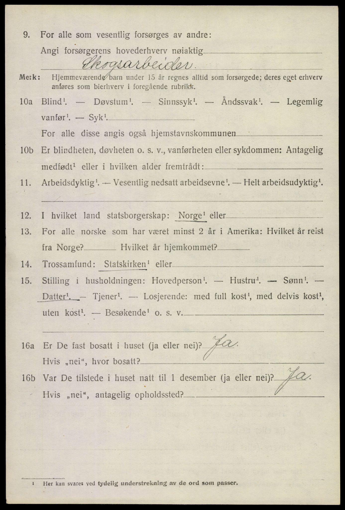 SAKO, 1920 census for Andebu, 1920, p. 4463