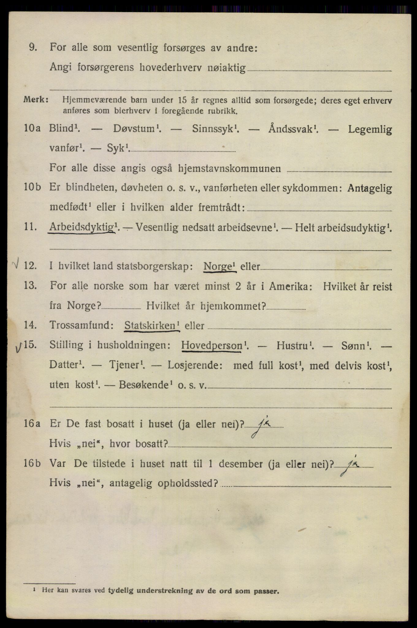 SAO, 1920 census for Kristiania, 1920, p. 595346