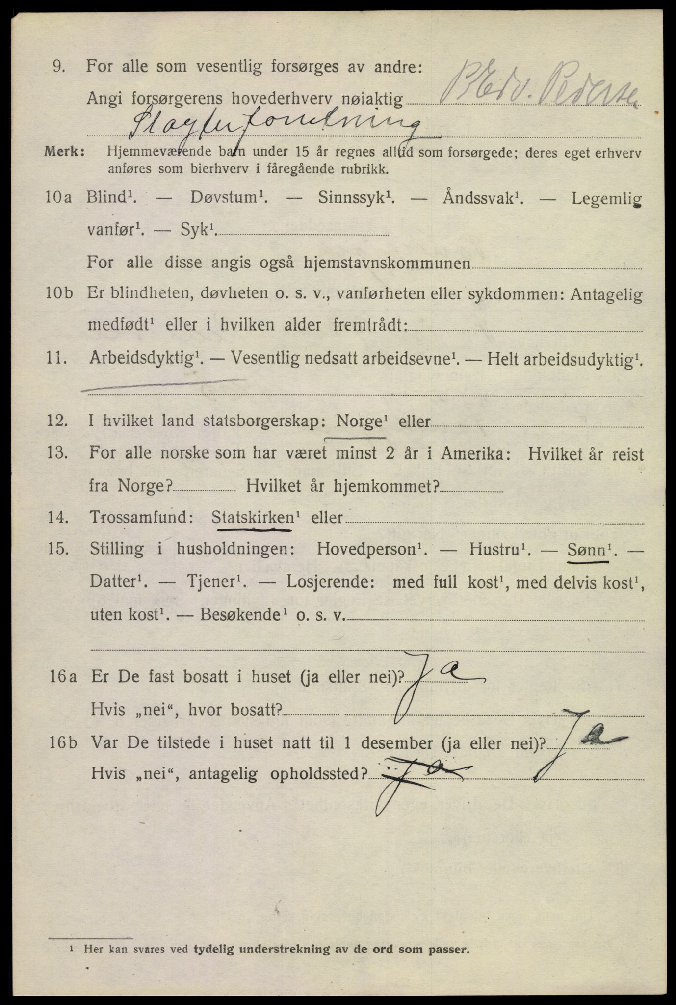 SAKO, 1920 census for Sandefjord, 1920, p. 8423