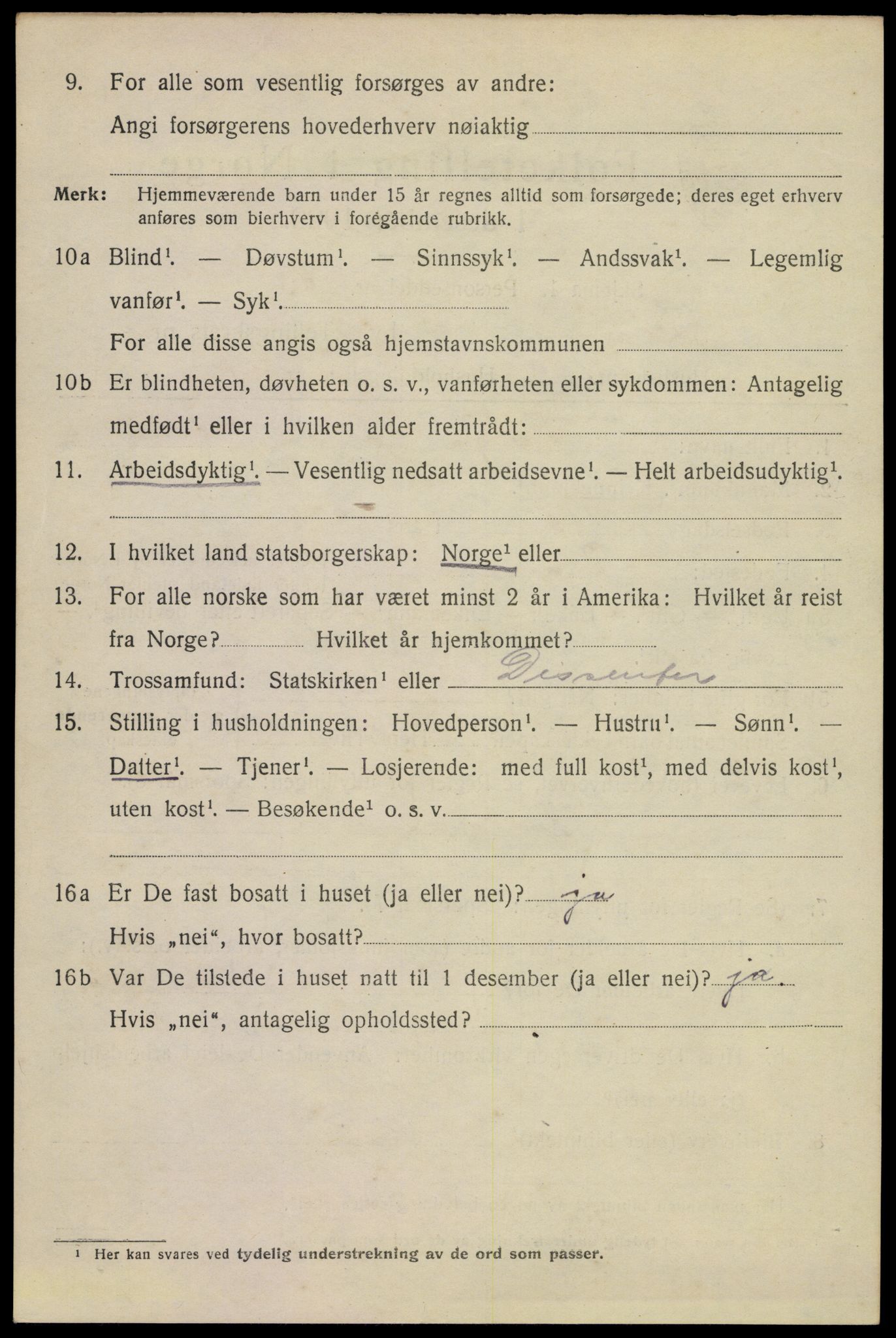 SAKO, 1920 census for Drammen, 1920, p. 50162