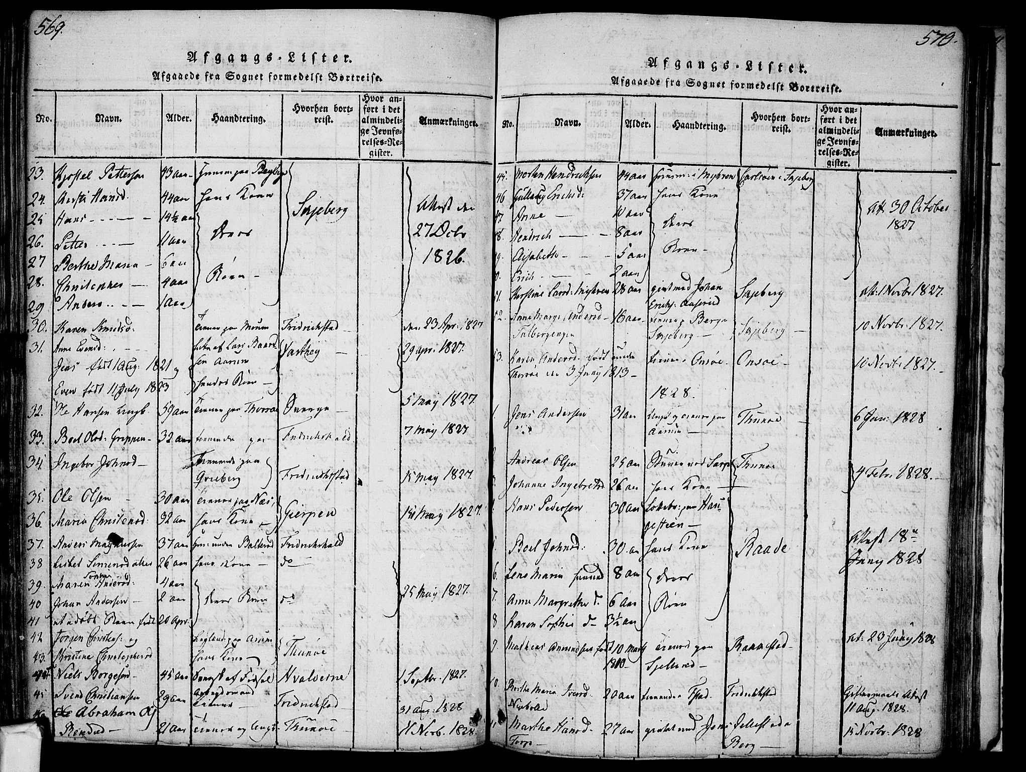 Borge prestekontor Kirkebøker, SAO/A-10903/F/Fa/L0003: Parish register (official) no. I 3, 1815-1836, p. 569-570