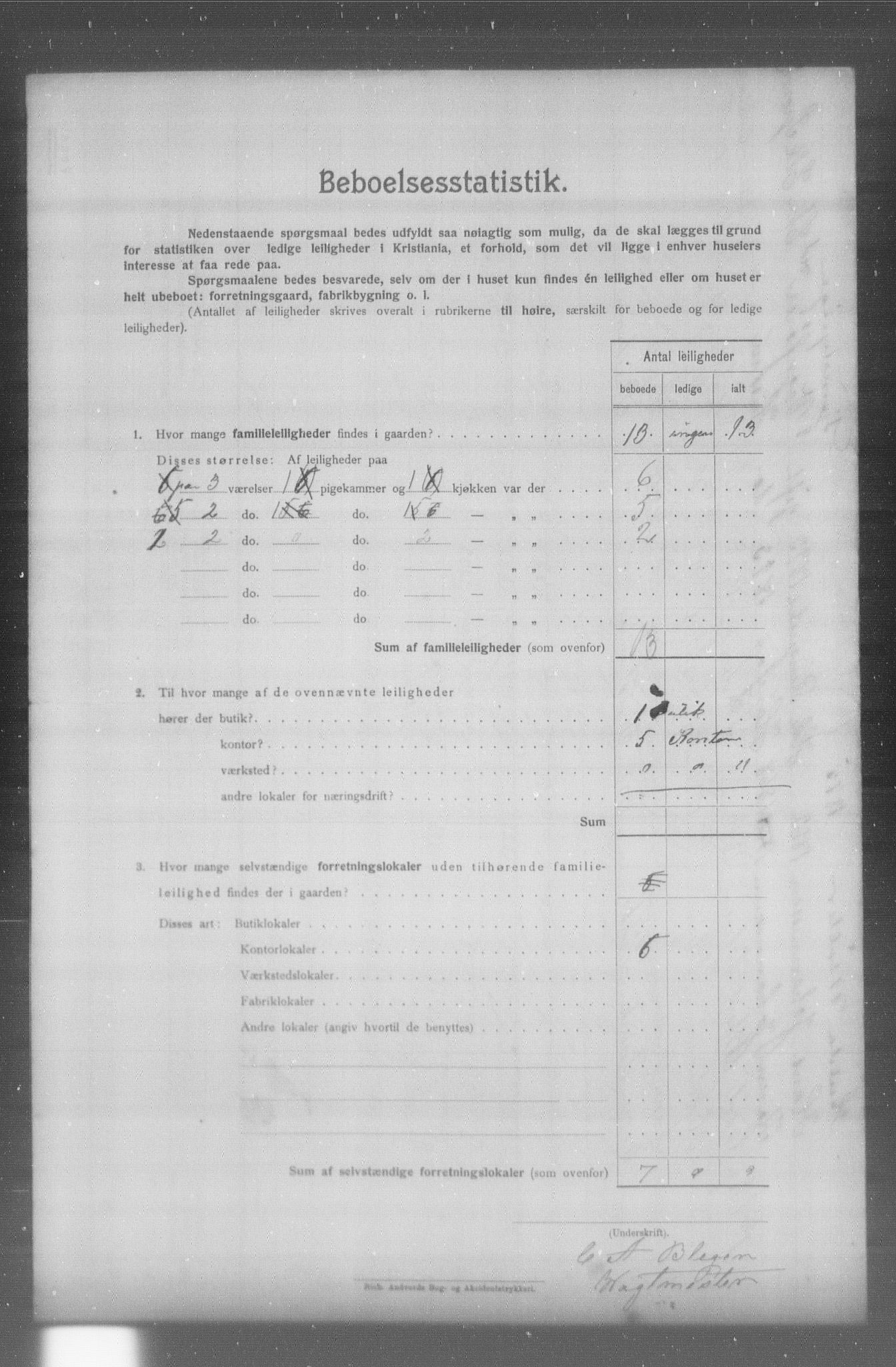 OBA, Municipal Census 1904 for Kristiania, 1904, p. 22975