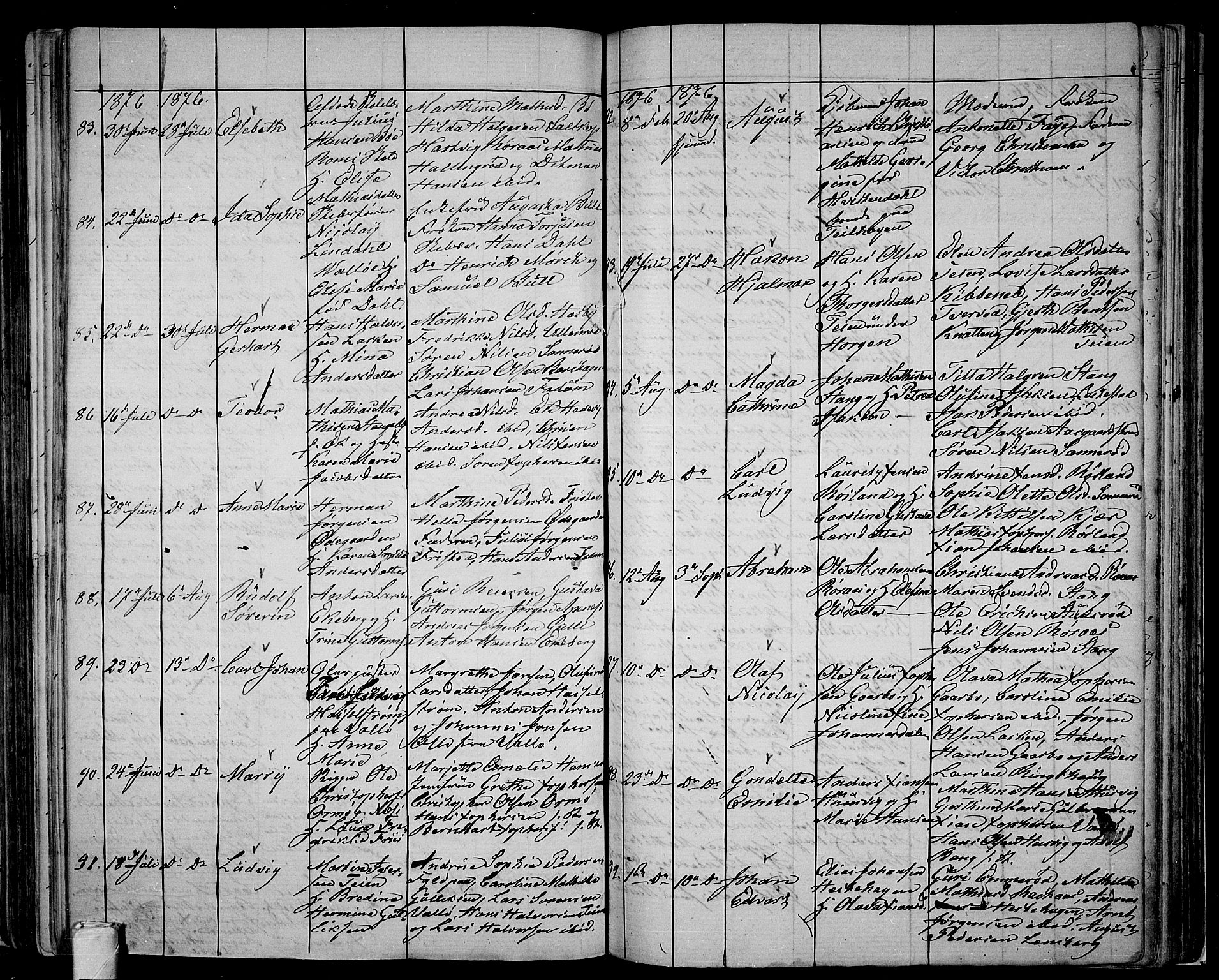 Sem kirkebøker, AV/SAKO-A-5/G/Ga/L0004: Parish register (copy) no. I 4, 1855-1877