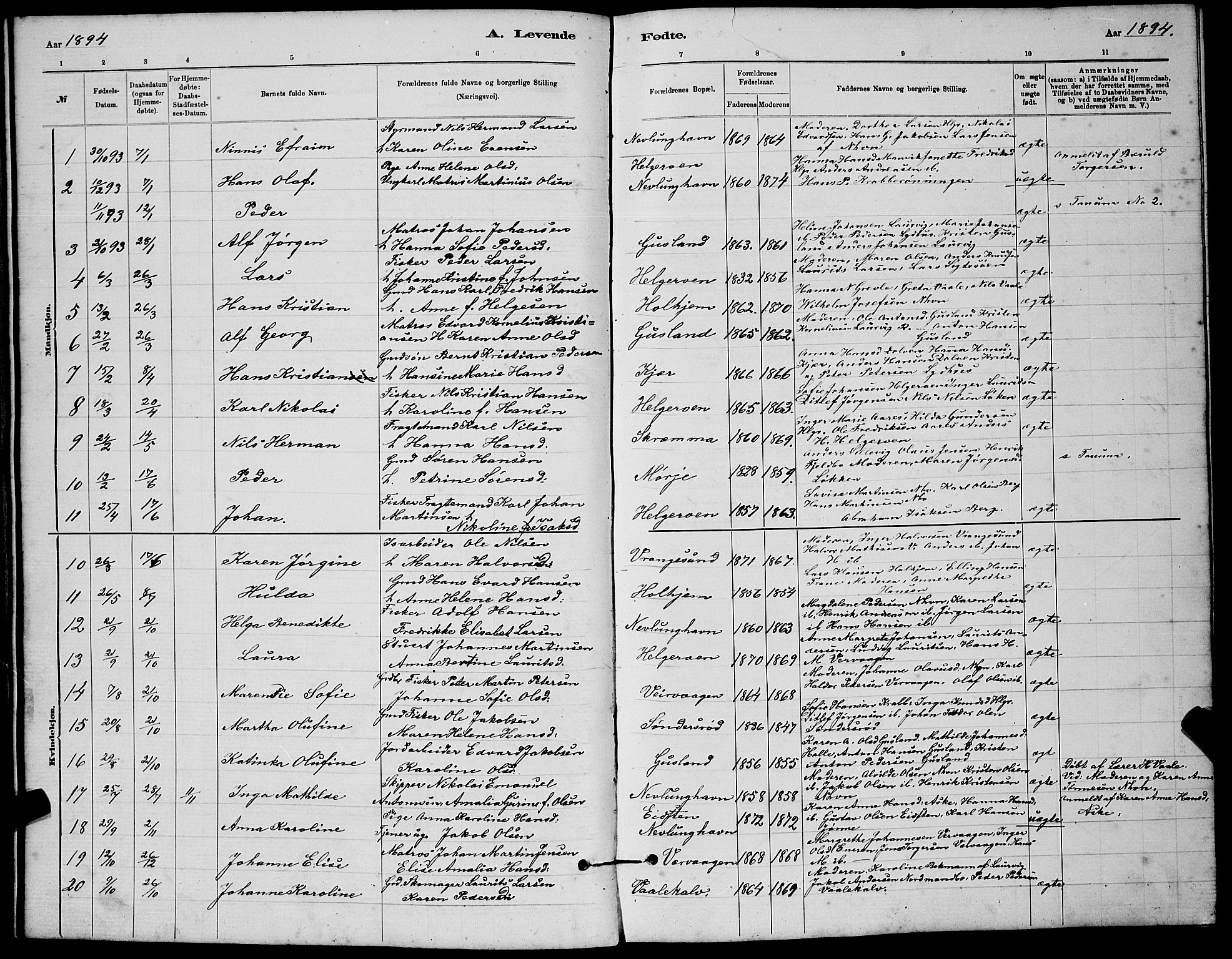 Brunlanes kirkebøker, AV/SAKO-A-342/G/Gb/L0002: Parish register (copy) no. II 2, 1878-1902