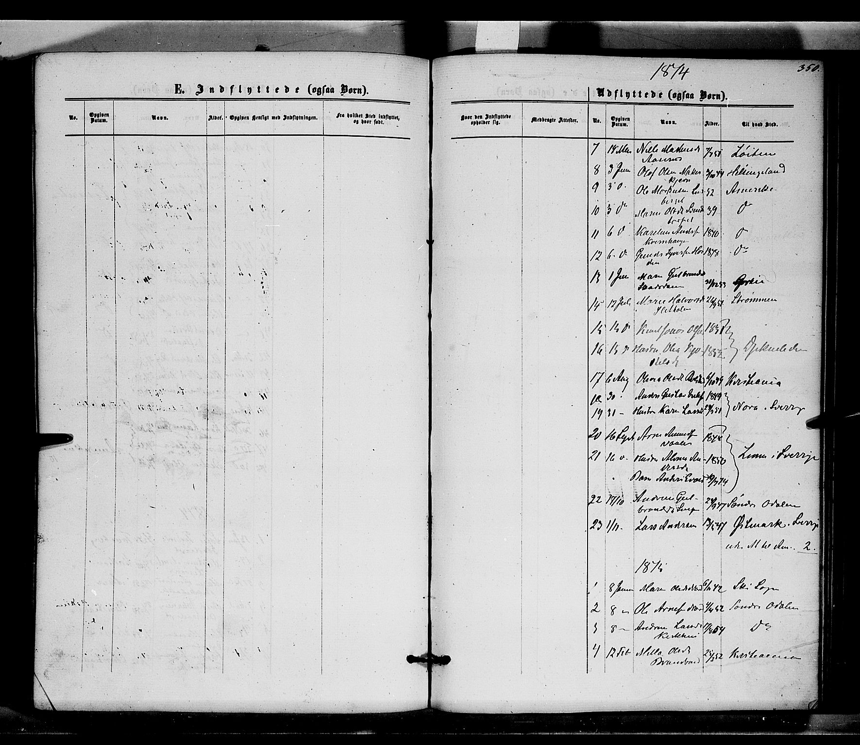 Brandval prestekontor, SAH/PREST-034/H/Ha/Haa/L0001: Parish register (official) no. 1, 1864-1879, p. 350