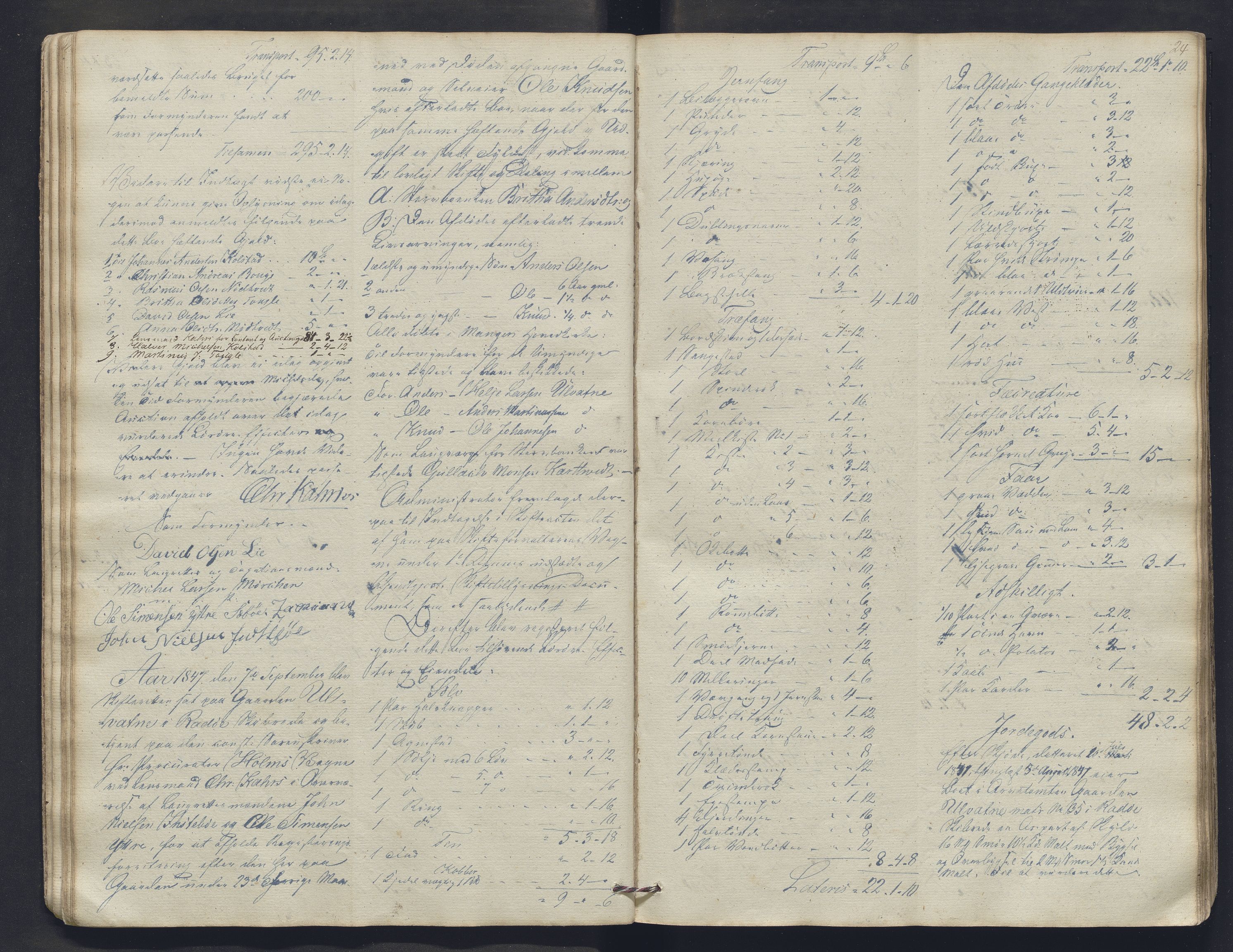 Nordhordland sorenskrivar, AV/SAB-A-2901/1/H/Hb/L0017: Registreringsprotokollar, 1846-1852, p. 24