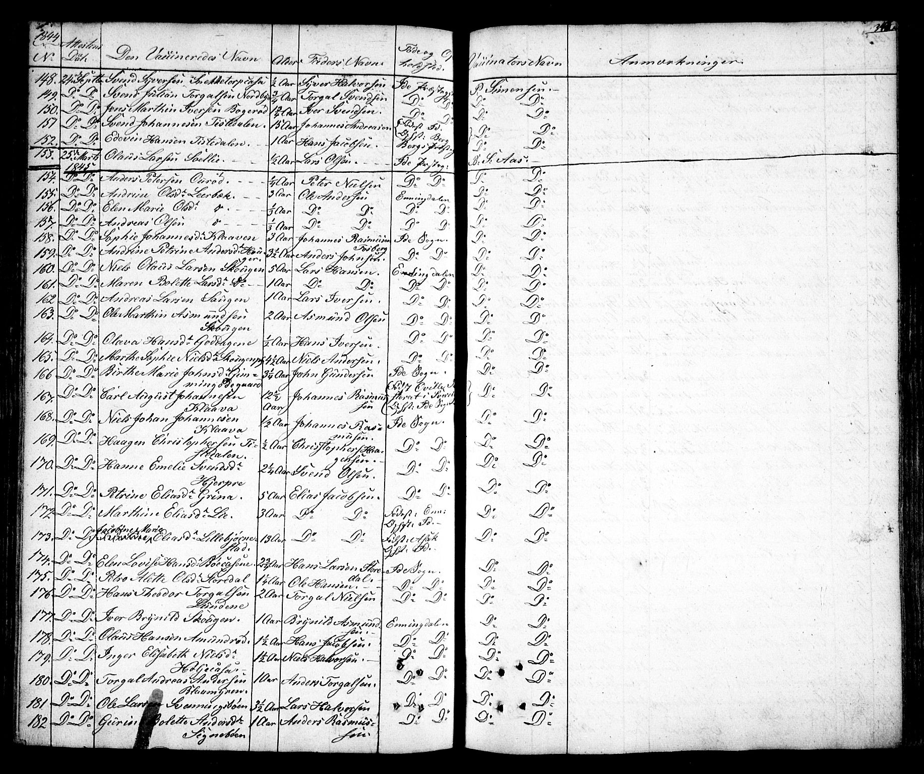 Idd prestekontor Kirkebøker, AV/SAO-A-10911/F/Fc/L0003: Parish register (official) no. III 3, 1832-1847, p. 343