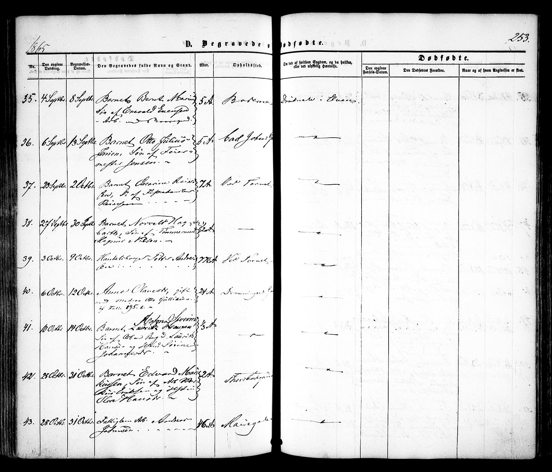 Sarpsborg prestekontor Kirkebøker, AV/SAO-A-2006/F/Fa/L0001: Parish register (official) no. 1, 1859-1868, p. 253