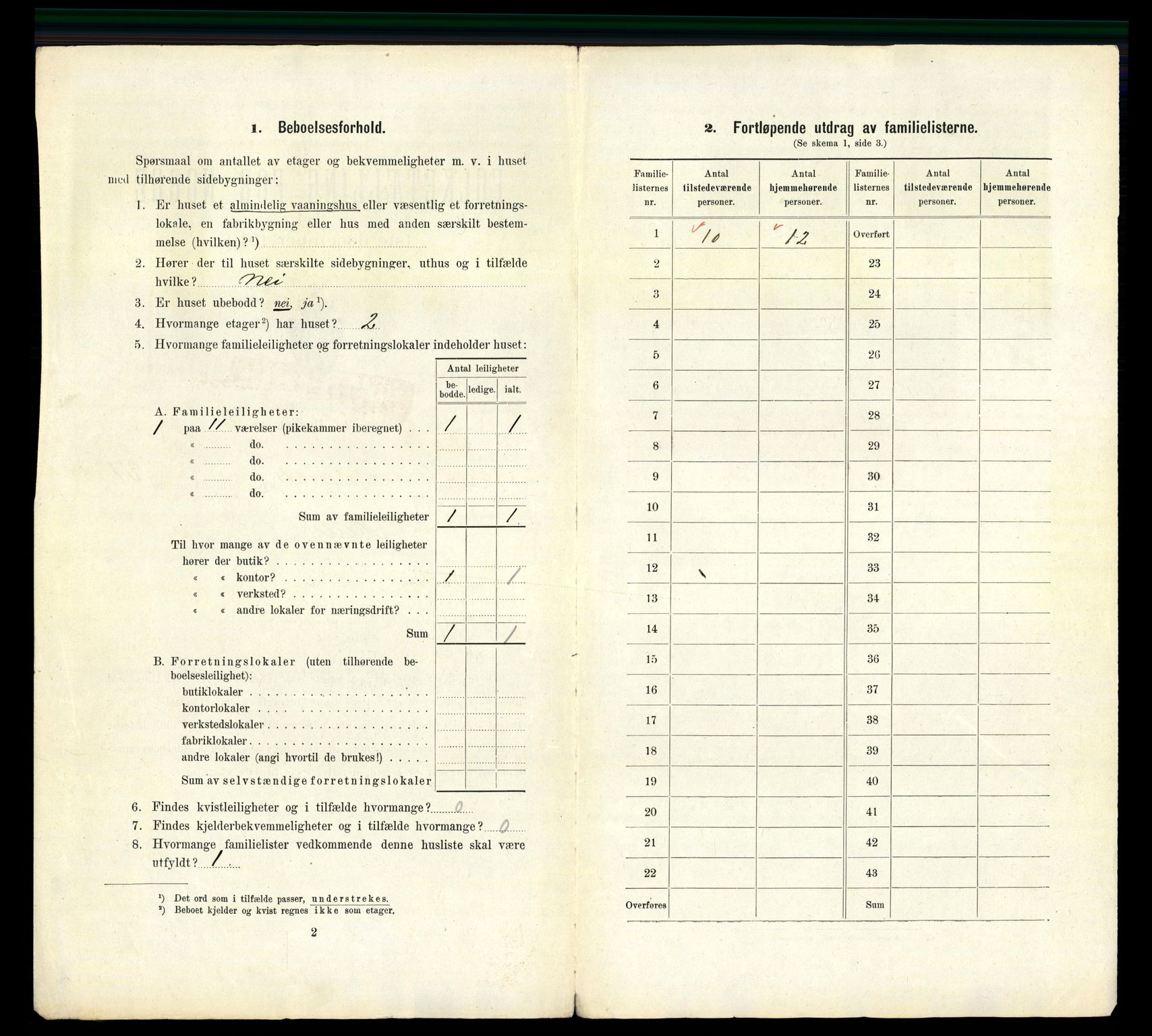 RA, 1910 census for Kristiansand, 1910, p. 6995