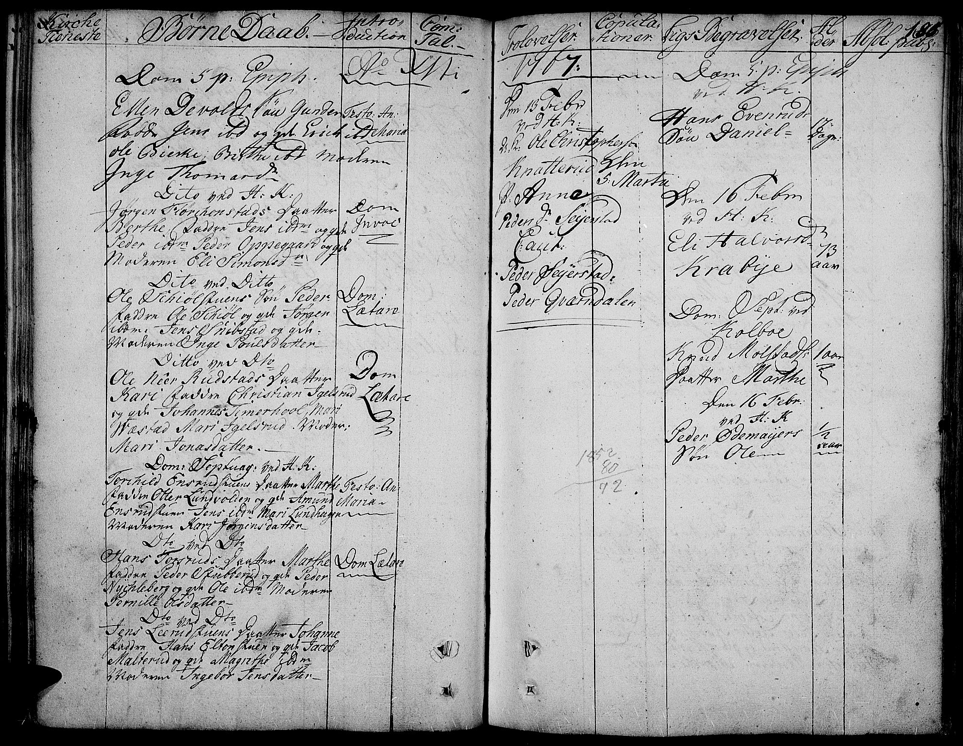 Toten prestekontor, SAH/PREST-102/H/Ha/Haa/L0005: Parish register (official) no. 5, 1761-1772, p. 185