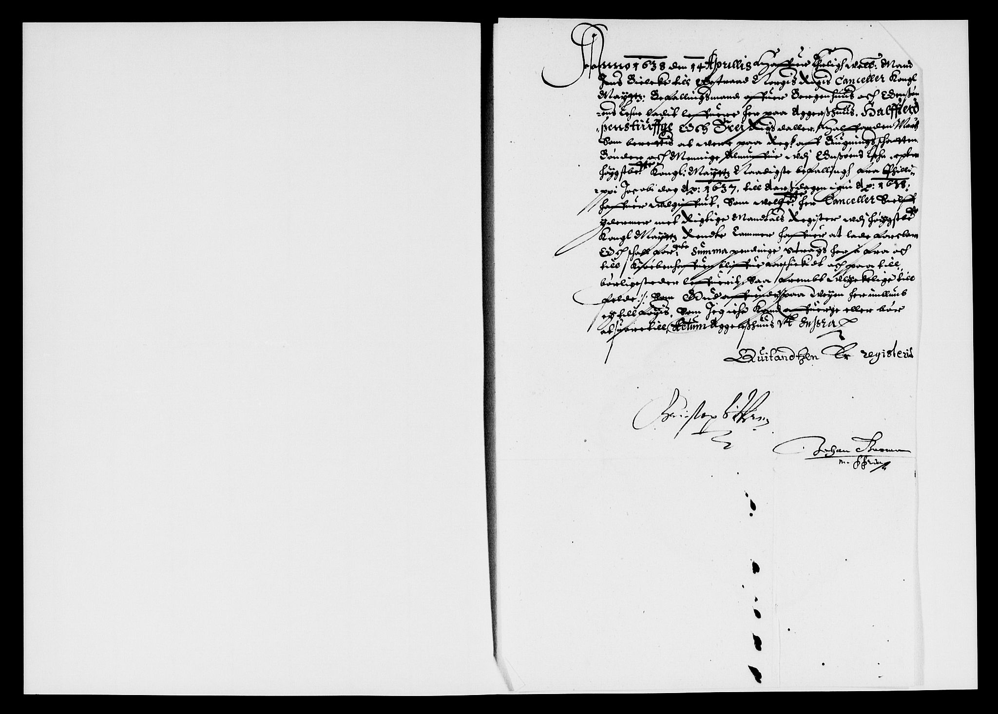 Rentekammeret inntil 1814, Reviderte regnskaper, Lensregnskaper, AV/RA-EA-5023/R/Rb/Rbe/L0001: Onsøy len, 1626-1639