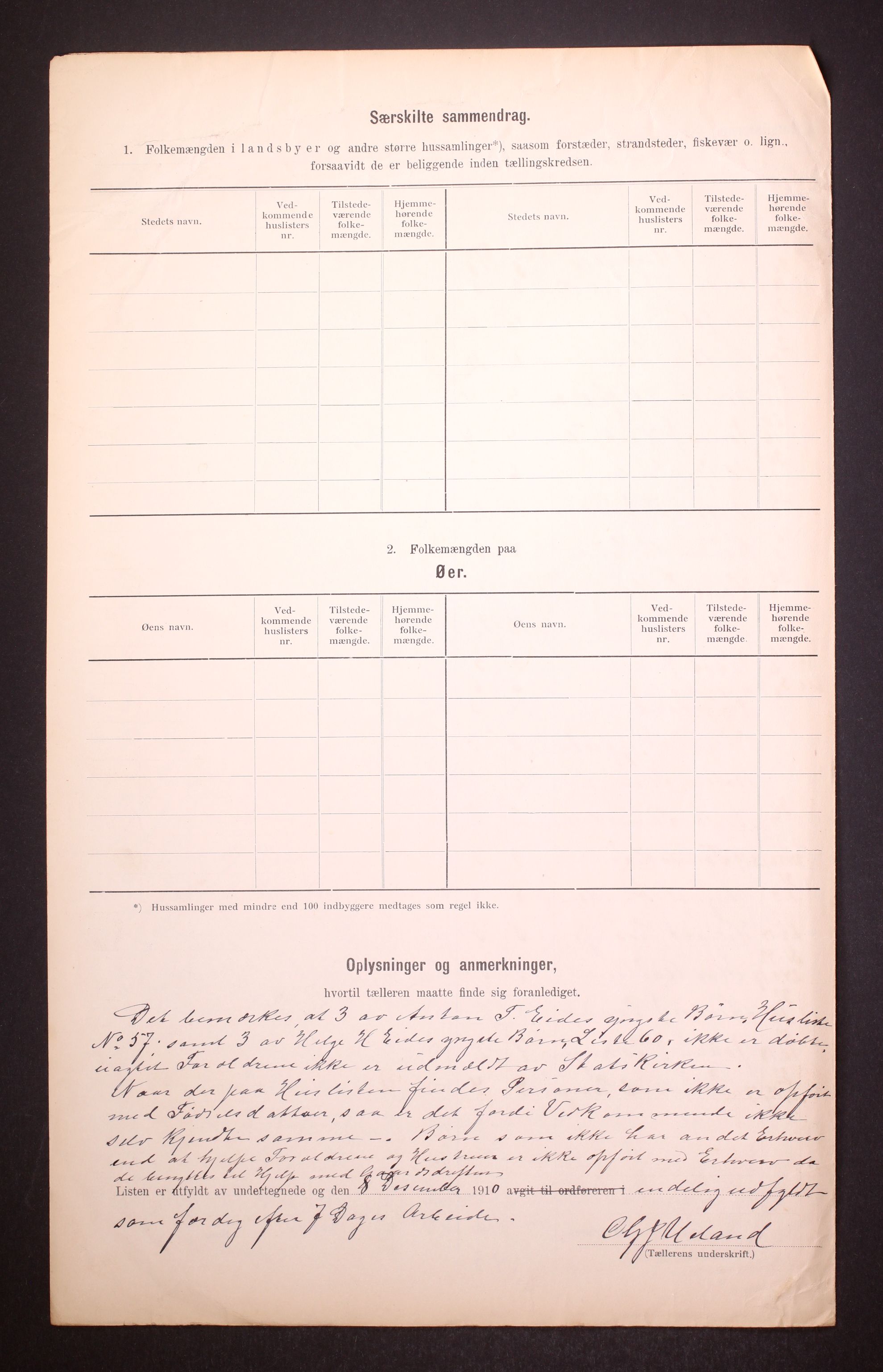 RA, 1910 census for Heskestad, 1910, p. 9