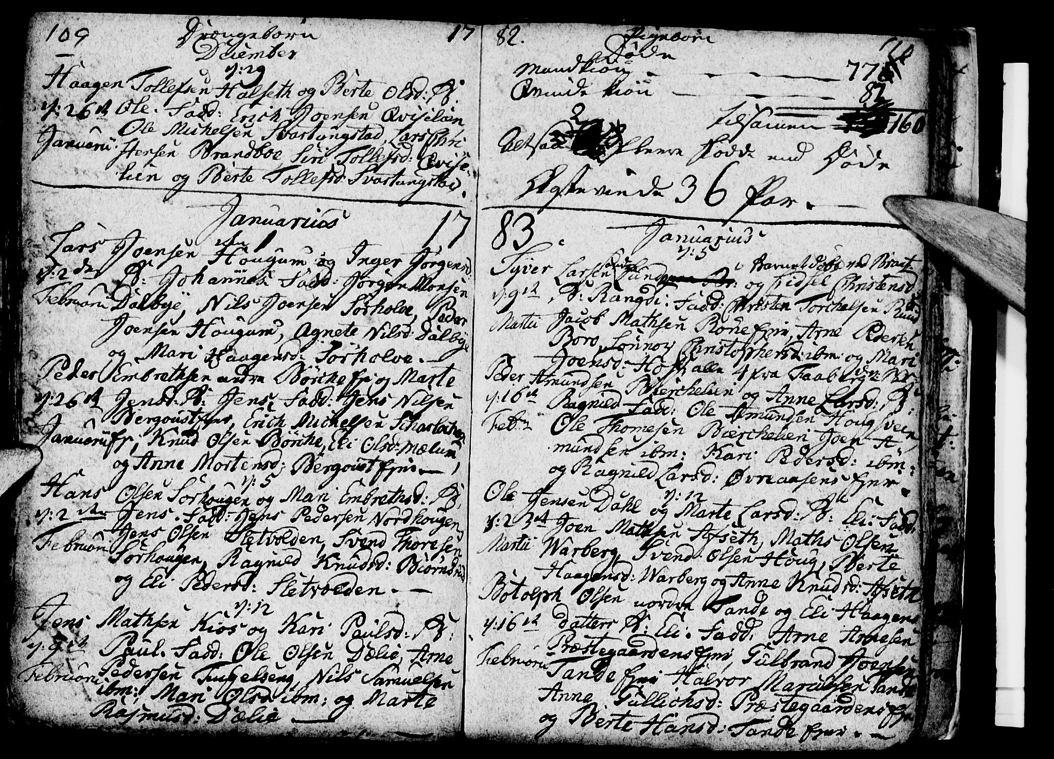 Ringsaker prestekontor, SAH/PREST-014/I/Ia/L0005/0003: Parish register draft no. 1C, 1780-1784, p. 109-110