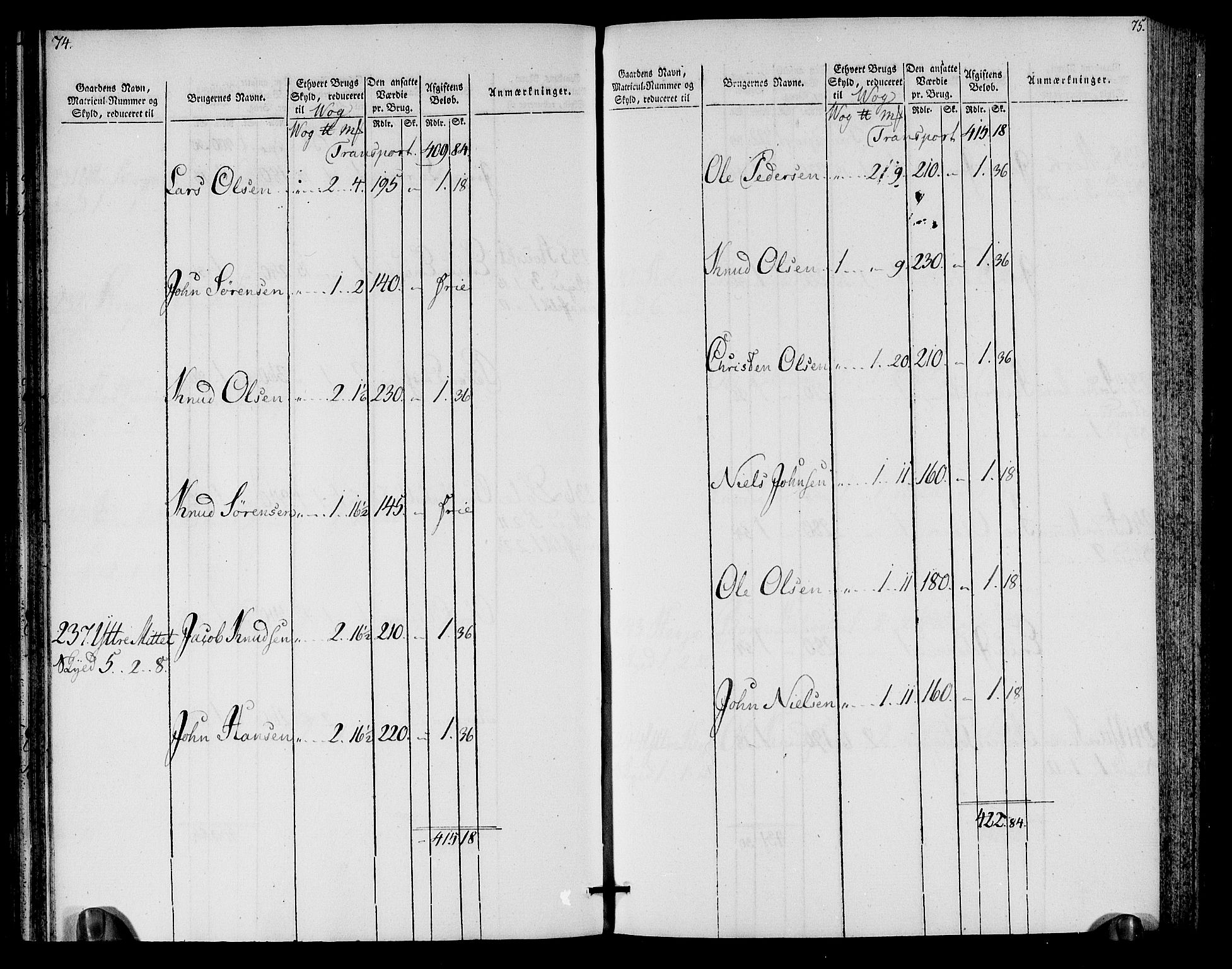 Rentekammeret inntil 1814, Realistisk ordnet avdeling, AV/RA-EA-4070/N/Ne/Nea/L0128: Romsdal fogderi. Oppebørselsregister, 1803-1804, p. 39