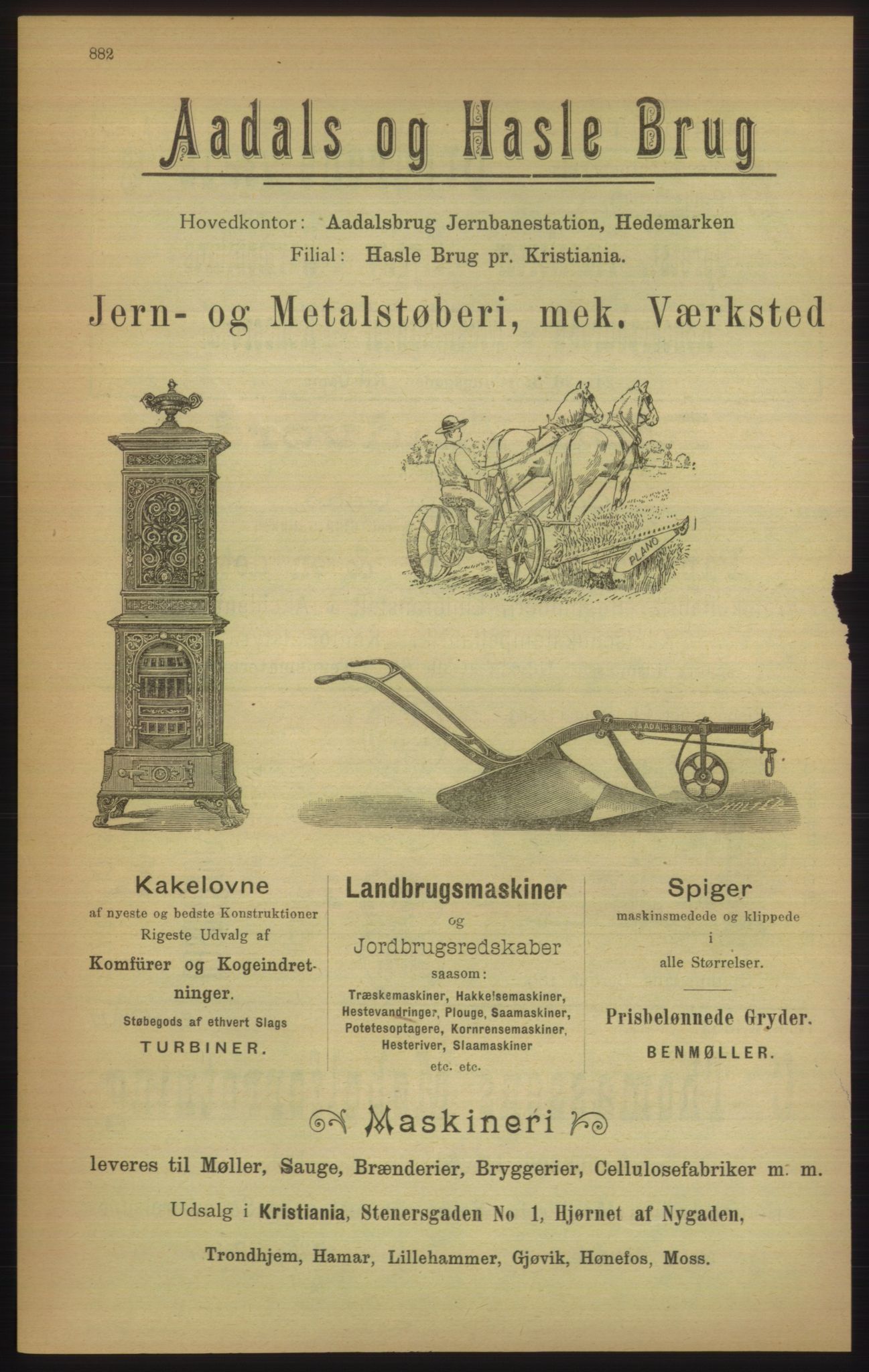 Kristiania/Oslo adressebok, PUBL/-, 1905, p. 882