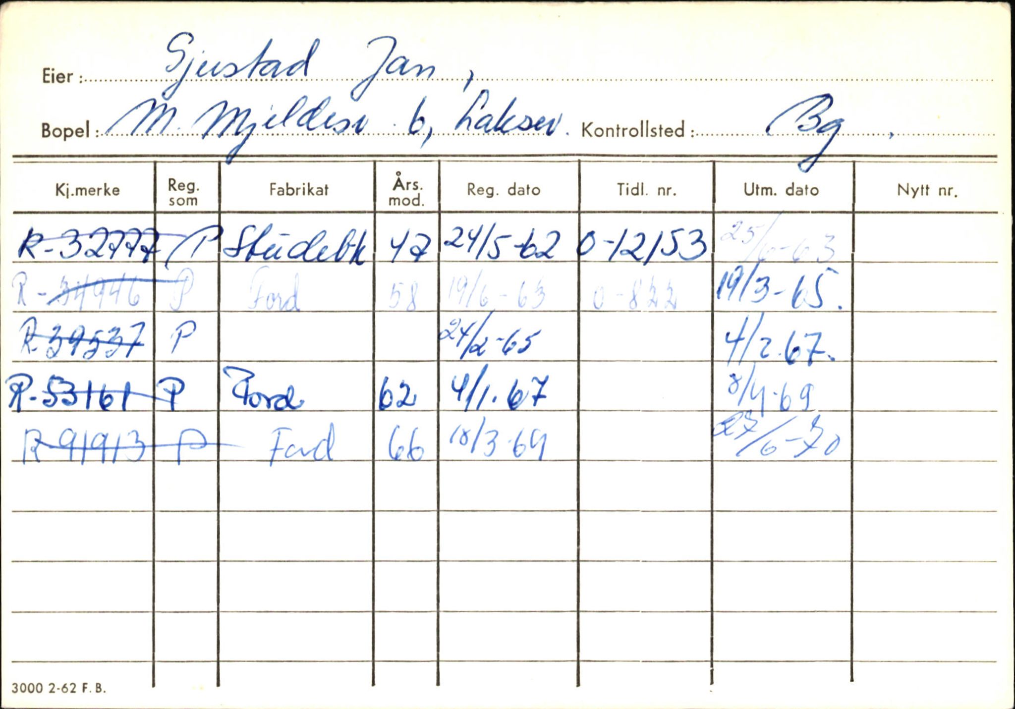 Statens vegvesen, Hordaland vegkontor, AV/SAB-A-5201/2/Ha/L0016: R-eierkort G, 1920-1971, p. 6