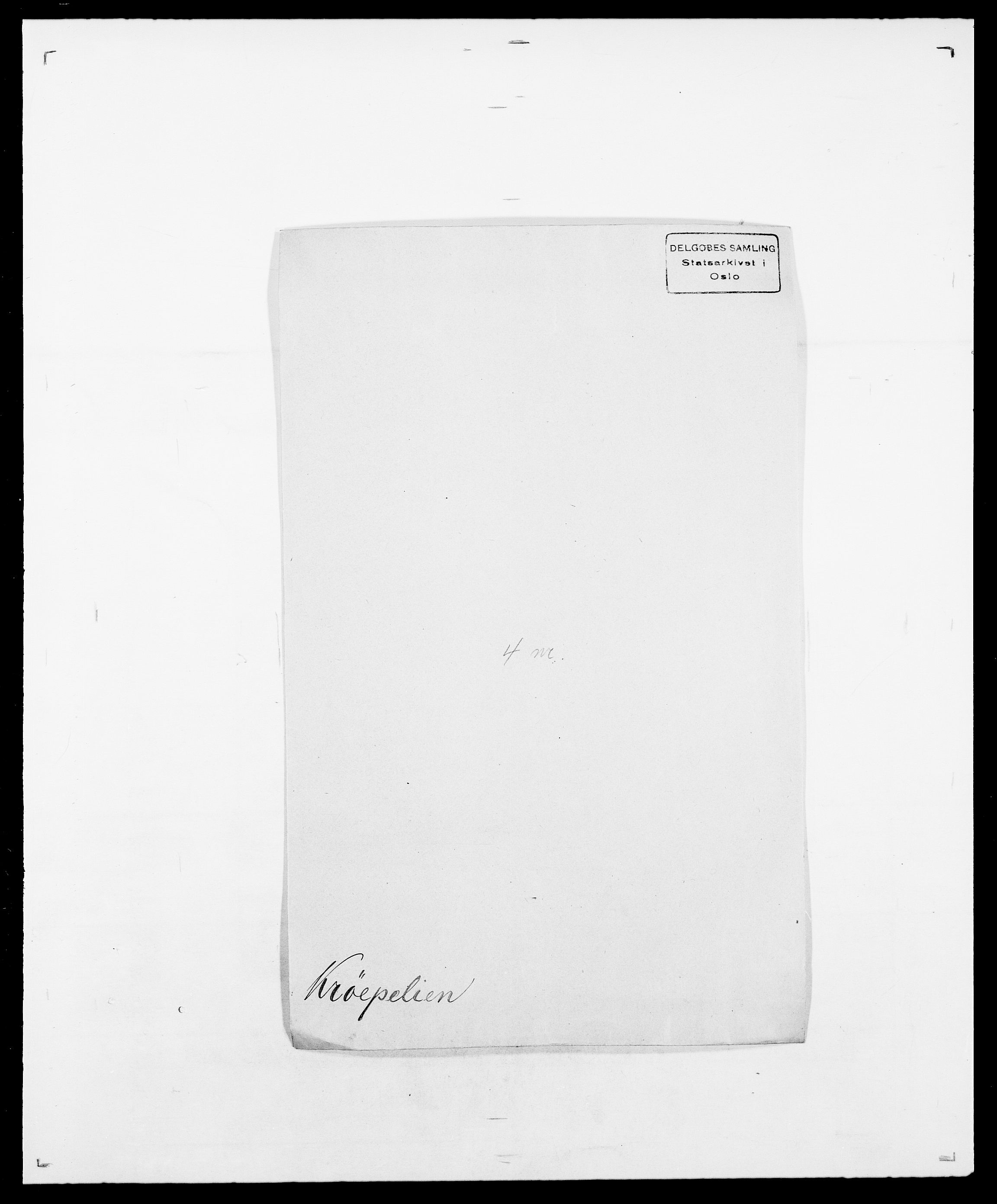 Delgobe, Charles Antoine - samling, SAO/PAO-0038/D/Da/L0022: Krog - Lasteen, p. 189