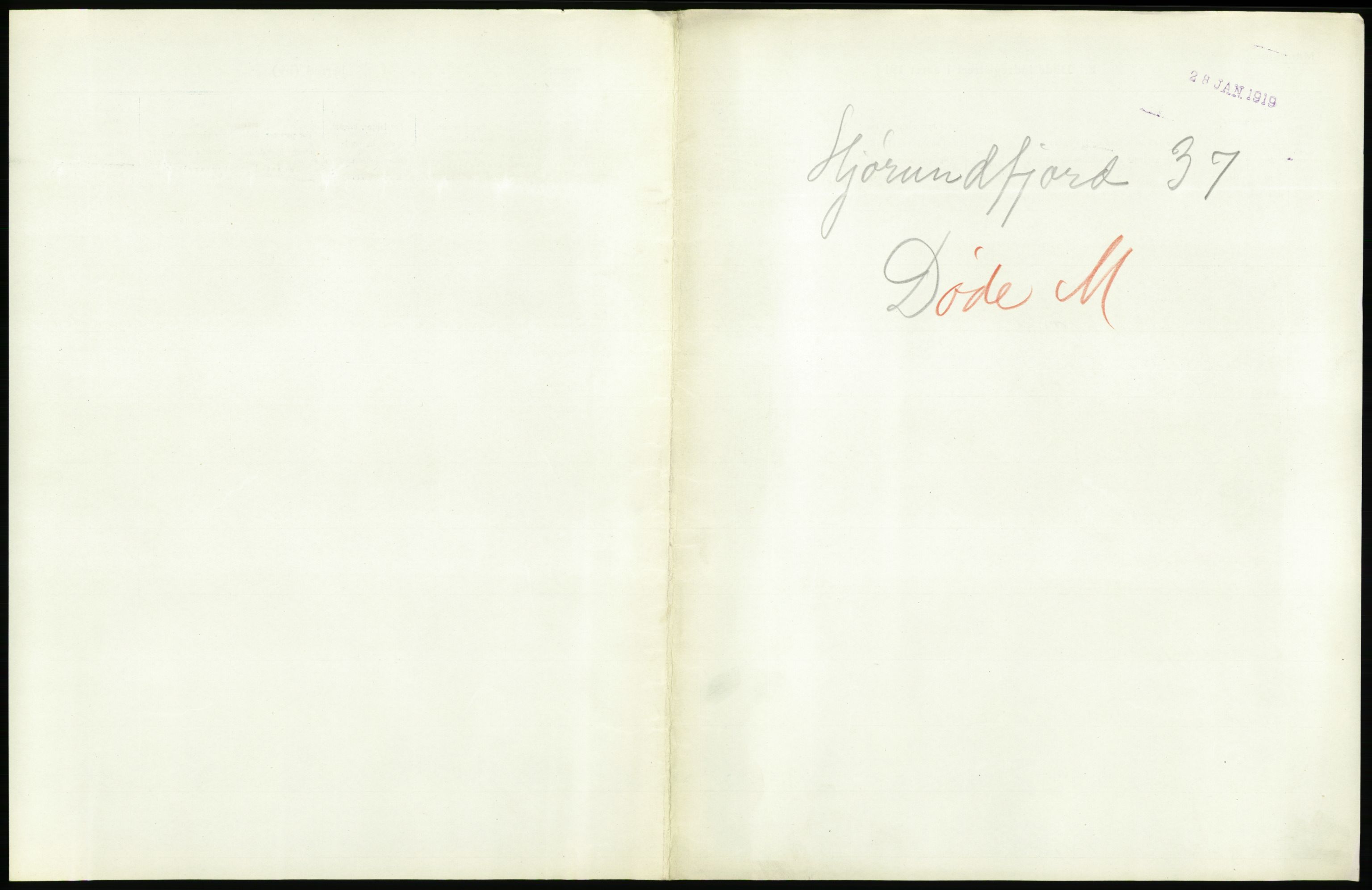 Statistisk sentralbyrå, Sosiodemografiske emner, Befolkning, AV/RA-S-2228/D/Df/Dfb/Dfbh/L0045: Møre fylke: Døde. Bygder og byer., 1918, p. 337