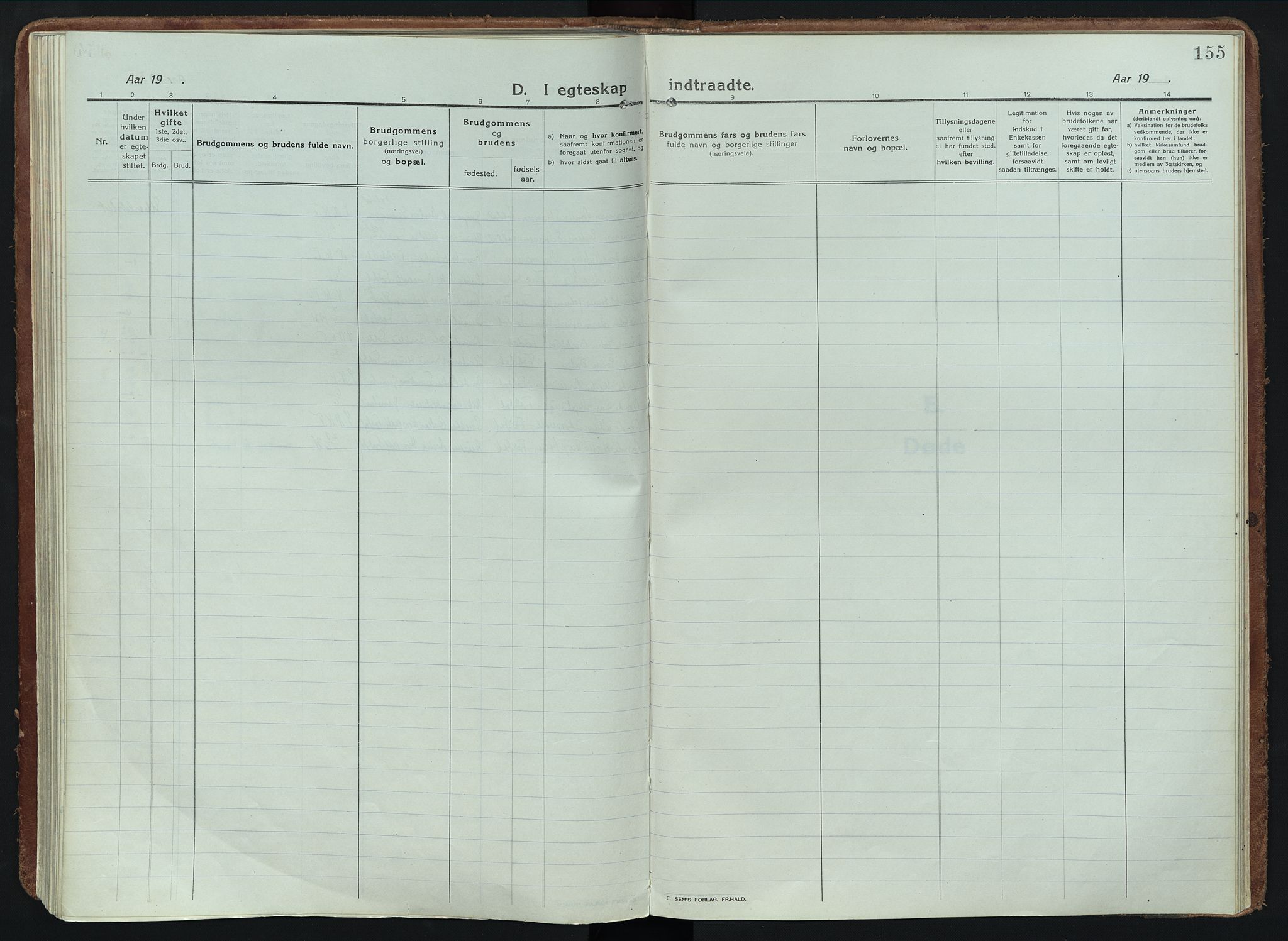 Alvdal prestekontor, SAH/PREST-060/H/Ha/Haa/L0005: Parish register (official) no. 5, 1913-1930, p. 155