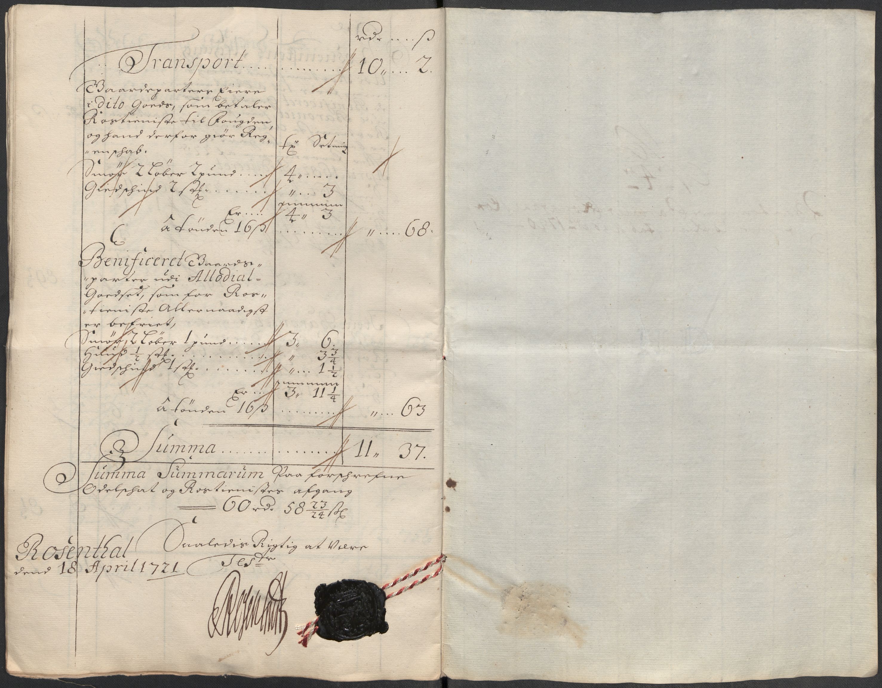 Rentekammeret inntil 1814, Reviderte regnskaper, Fogderegnskap, RA/EA-4092/R49/L3140: Fogderegnskap Rosendal Baroni, 1718-1720, p. 230