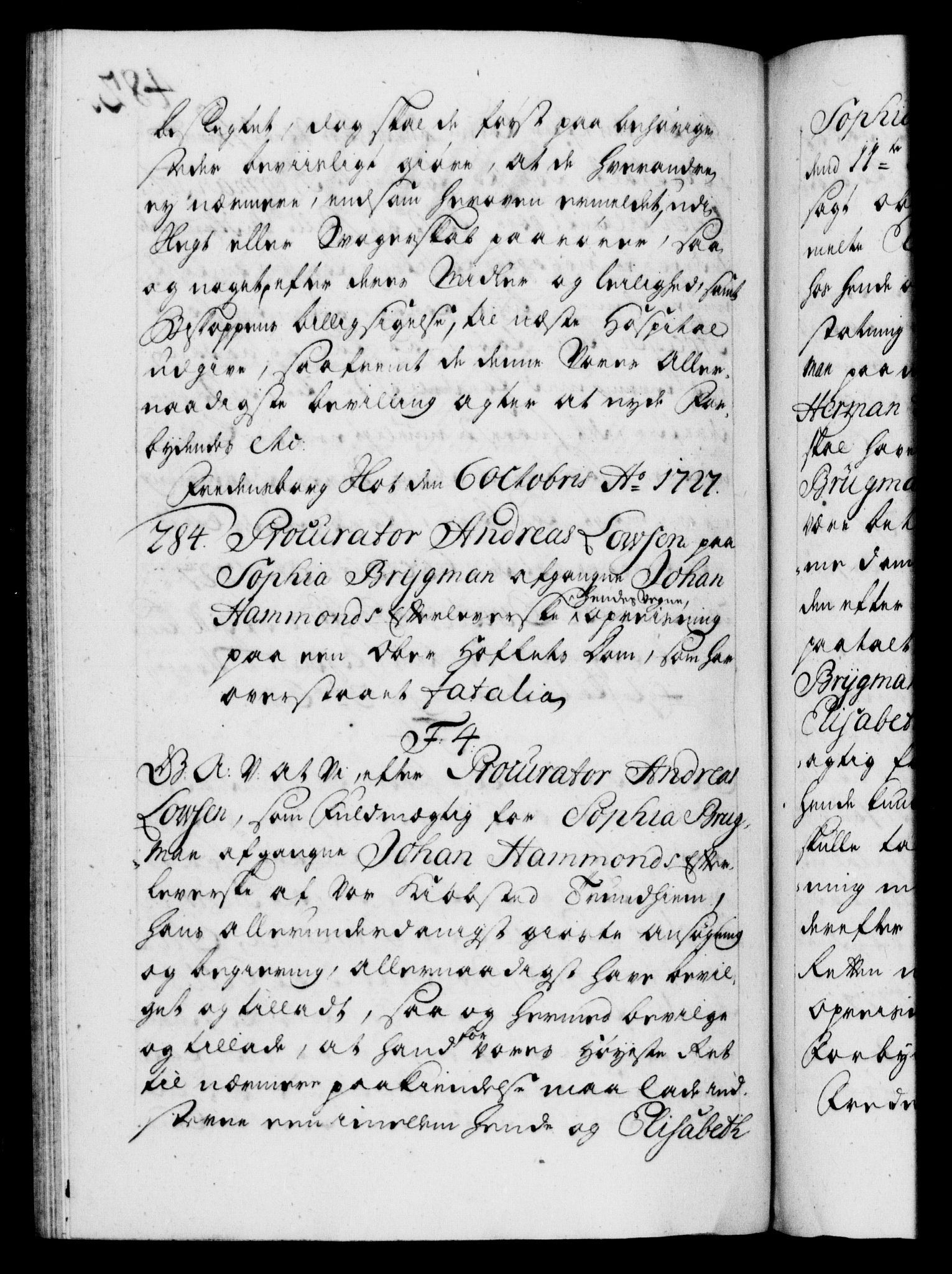 Danske Kanselli 1572-1799, AV/RA-EA-3023/F/Fc/Fca/Fcaa/L0025: Norske registre, 1726-1728, p. 482b