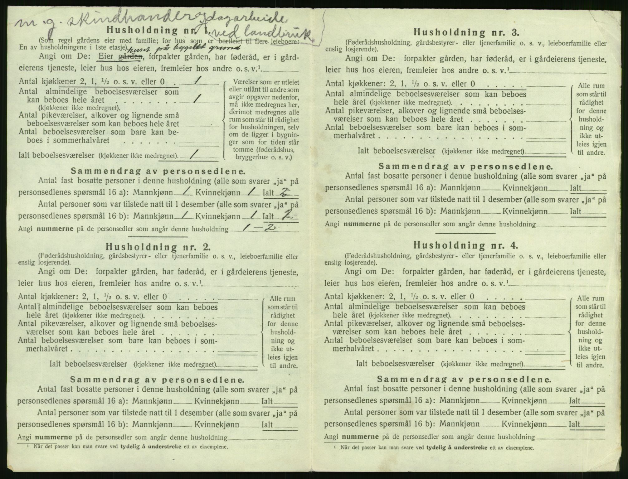 SAT, 1920 census for Sykkylven, 1920, p. 350