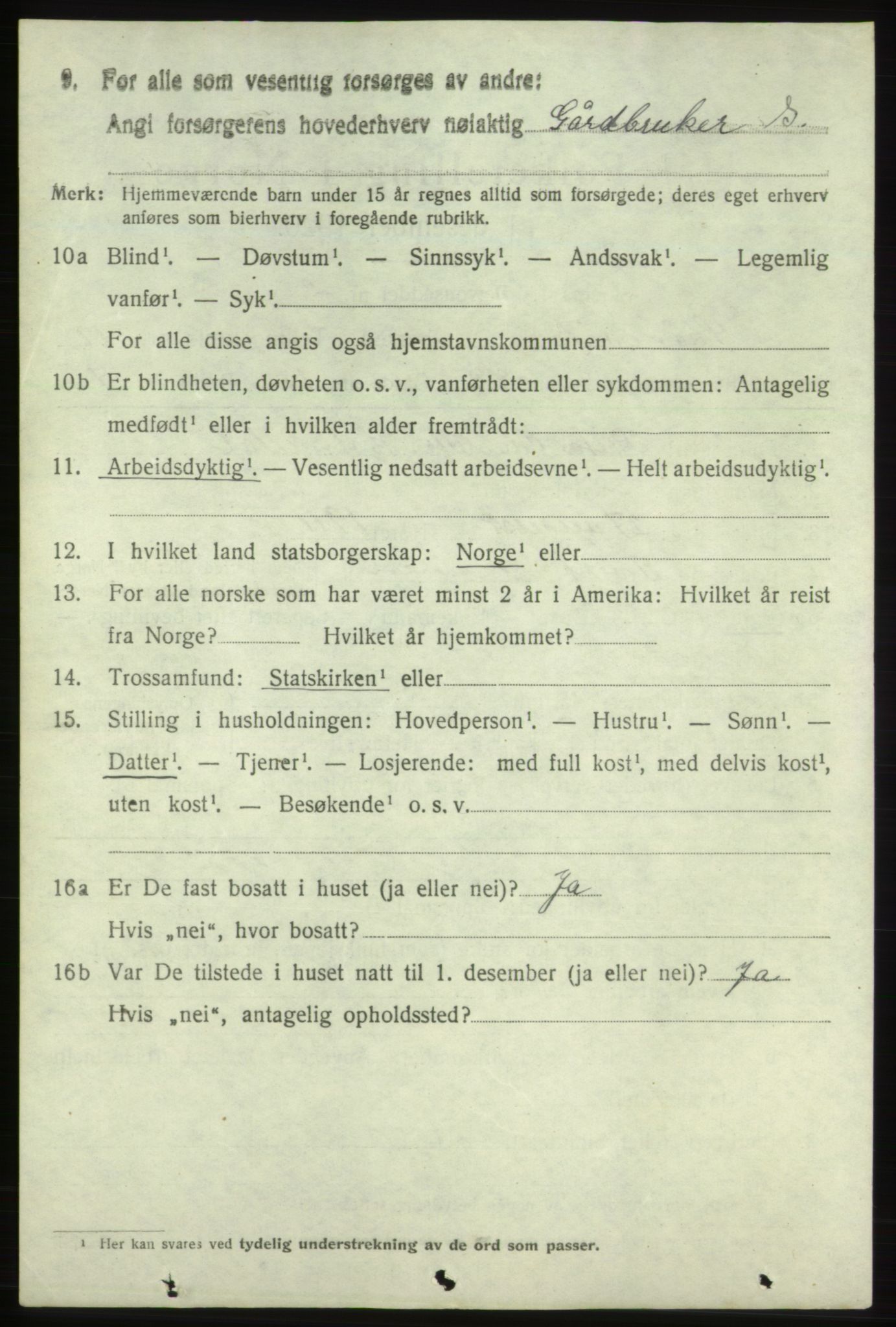 SAB, 1920 census for Skånevik, 1920, p. 7424