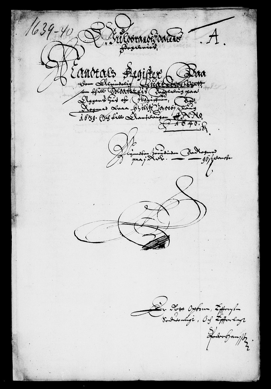 Rentekammeret inntil 1814, Reviderte regnskaper, Lensregnskaper, AV/RA-EA-5023/R/Rb/Rba/L0148: Akershus len, 1639-1640