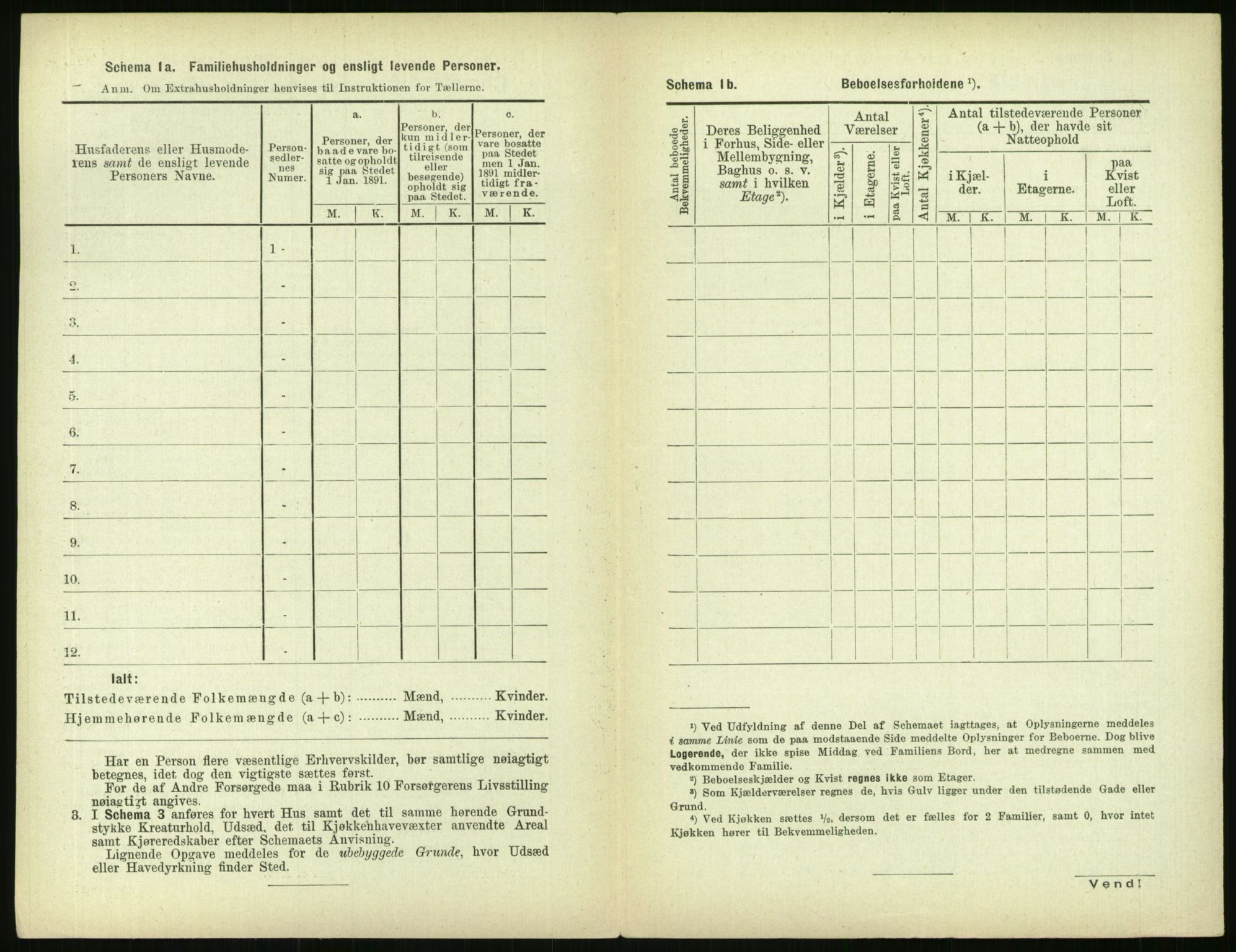 RA, 1891 census for 0301 Kristiania, 1891, p. 91405