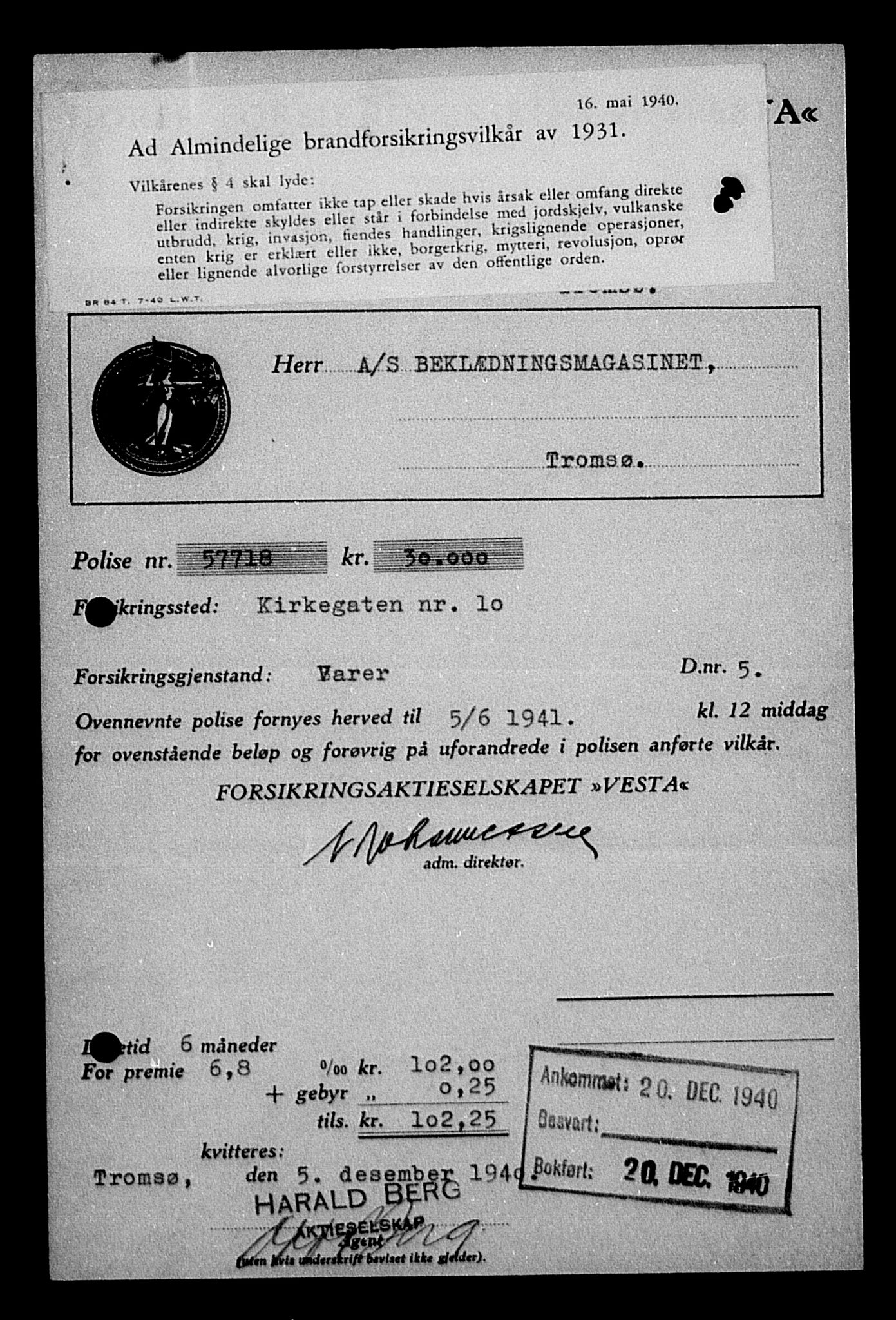 Justisdepartementet, Tilbakeføringskontoret for inndratte formuer, AV/RA-S-1564/H/Hc/Hcb/L0910: --, 1945-1947, p. 80