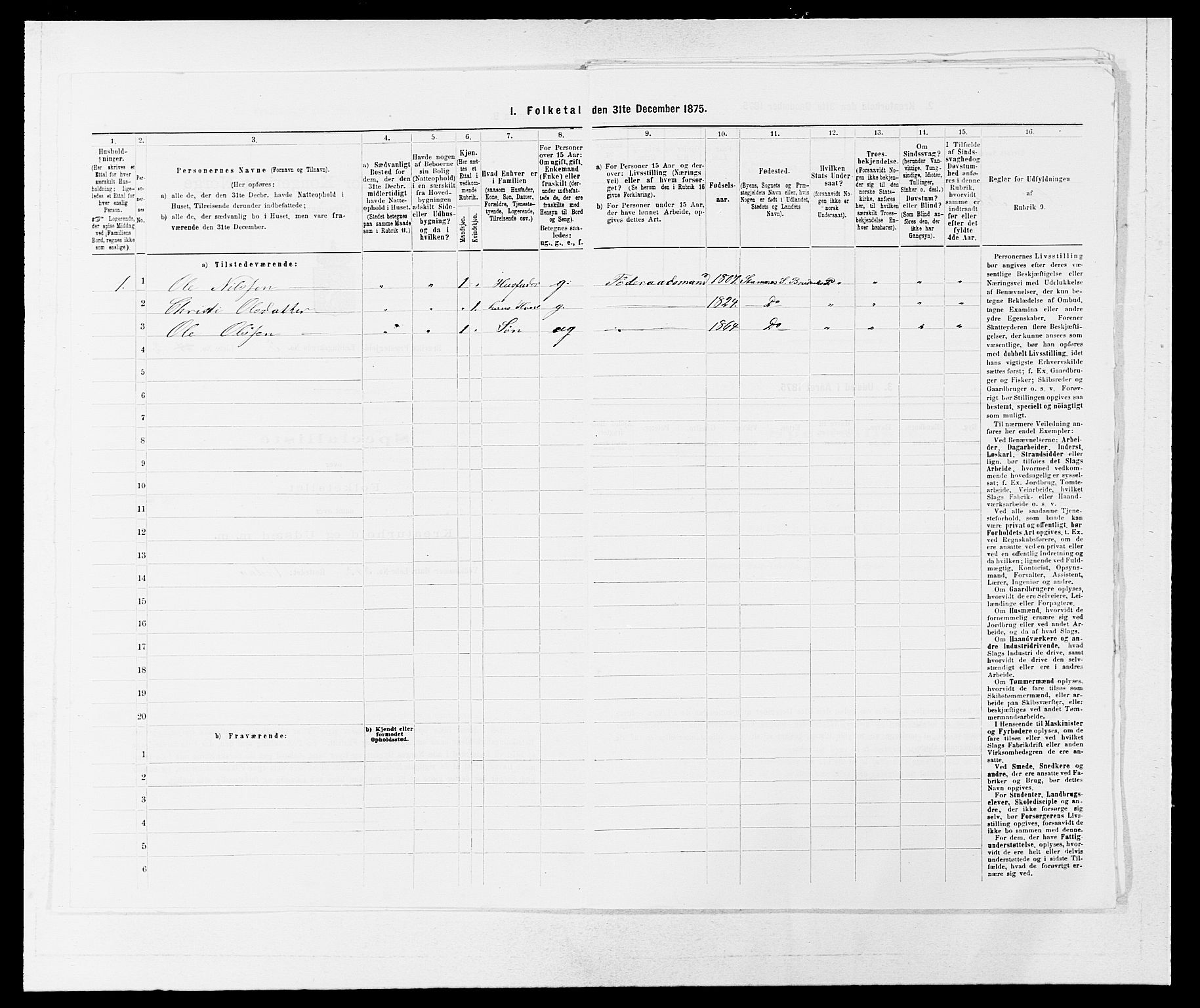 SAB, 1875 census for 1251P Bruvik, 1875, p. 408