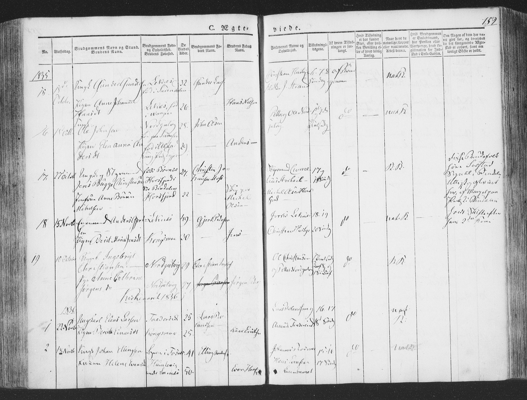 Ministerialprotokoller, klokkerbøker og fødselsregistre - Nord-Trøndelag, SAT/A-1458/780/L0639: Parish register (official) no. 780A04, 1830-1844, p. 159