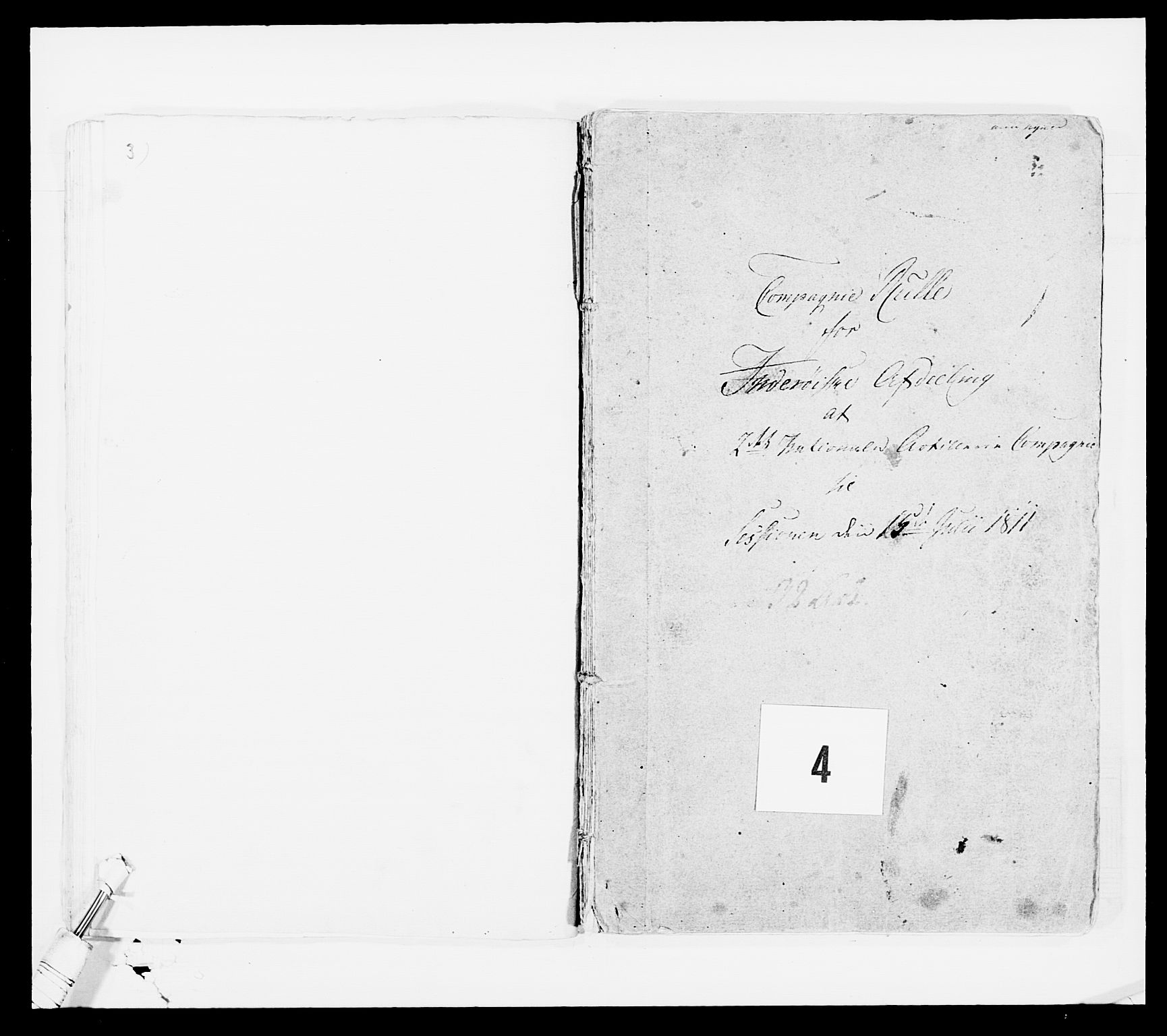 Generalitets- og kommissariatskollegiet, Det kongelige norske kommissariatskollegium, AV/RA-EA-5420/E/Eh/L0002b: Norske artilleribrigade, 1811, p. 107