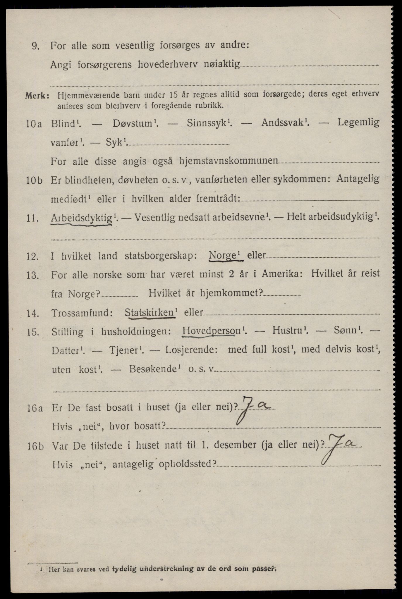 SAST, 1920 census for Høle, 1920, p. 2002
