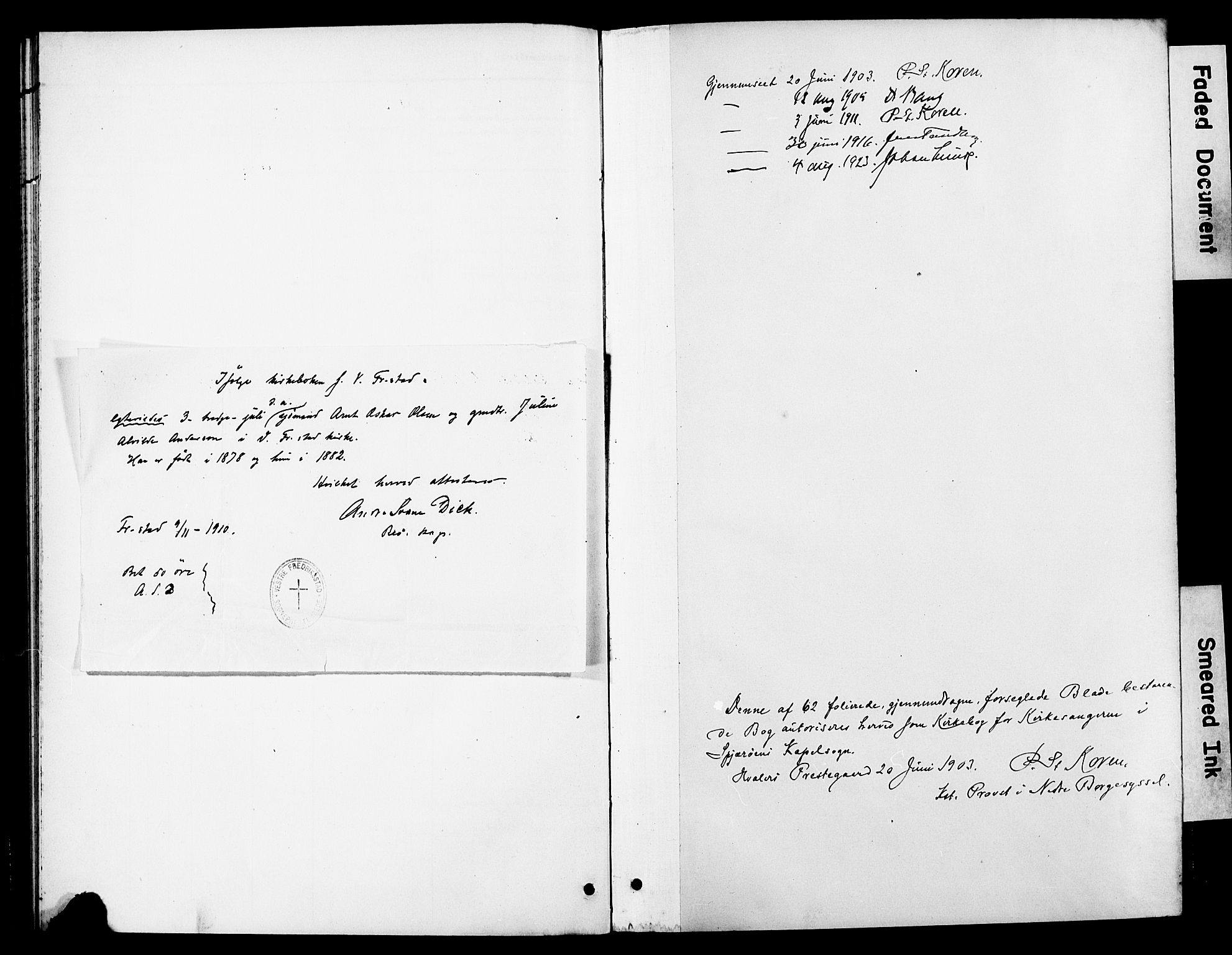 Hvaler prestekontor Kirkebøker, SAO/A-2001/G/Gb/L0002: Parish register (copy) no. II 2, 1901-1928
