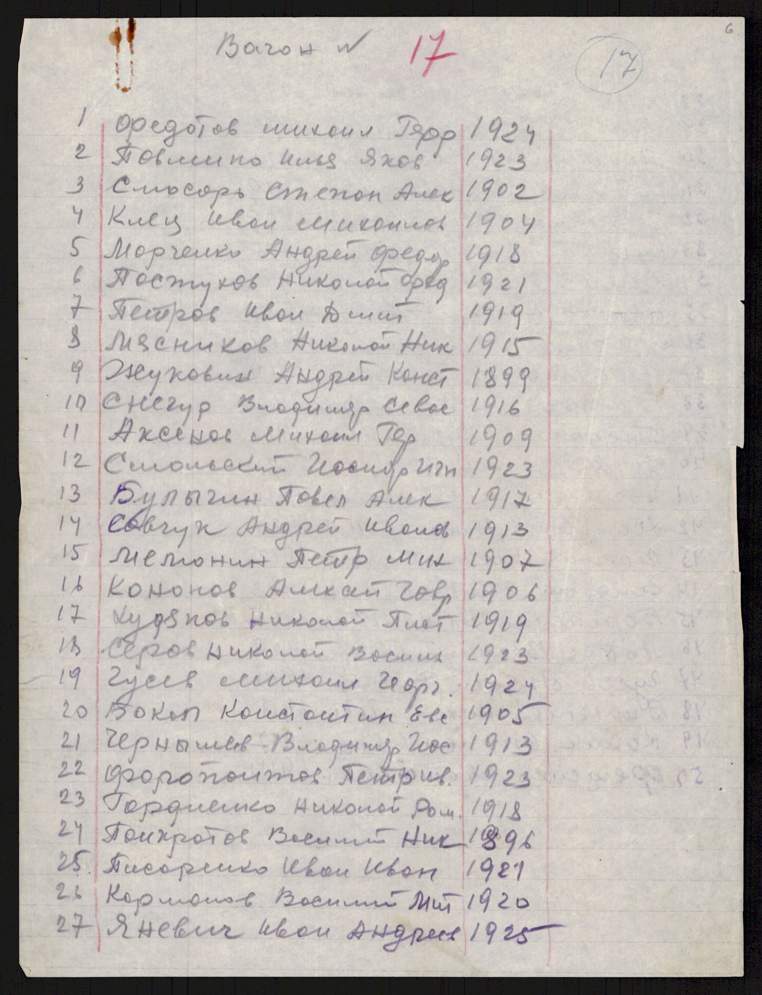 Flyktnings- og fangedirektoratet, Repatrieringskontoret, AV/RA-S-1681/D/Db/L0016: Displaced Persons (DPs) og sivile tyskere, 1945-1948, p. 995