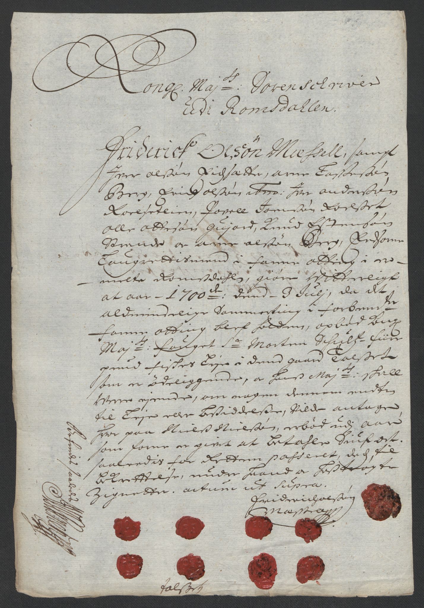 Rentekammeret inntil 1814, Reviderte regnskaper, Fogderegnskap, AV/RA-EA-4092/R55/L3654: Fogderegnskap Romsdal, 1699-1700, p. 354