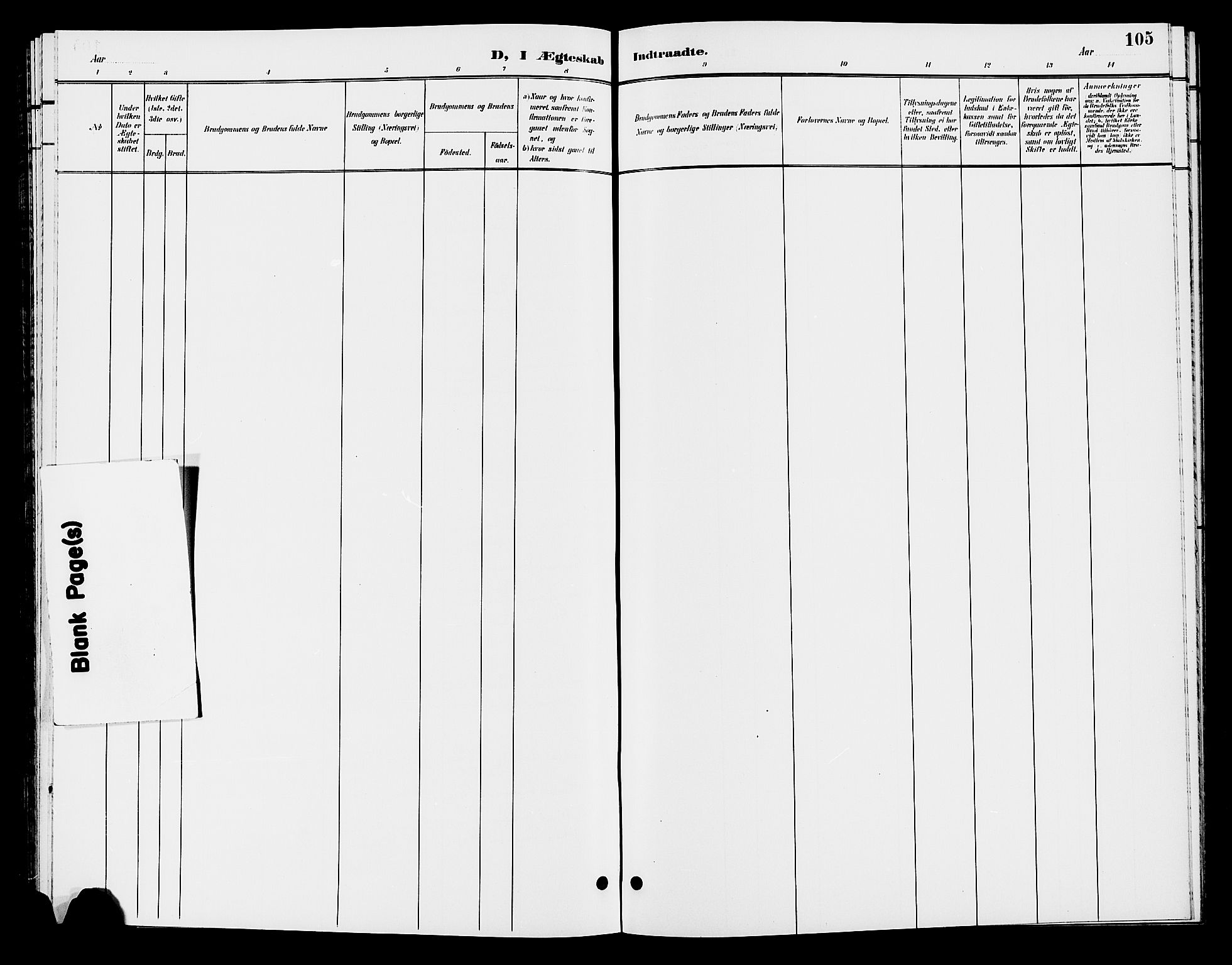 Elverum prestekontor, AV/SAH-PREST-044/H/Ha/Hab/L0006: Parish register (copy) no. 6, 1896-1907, p. 105