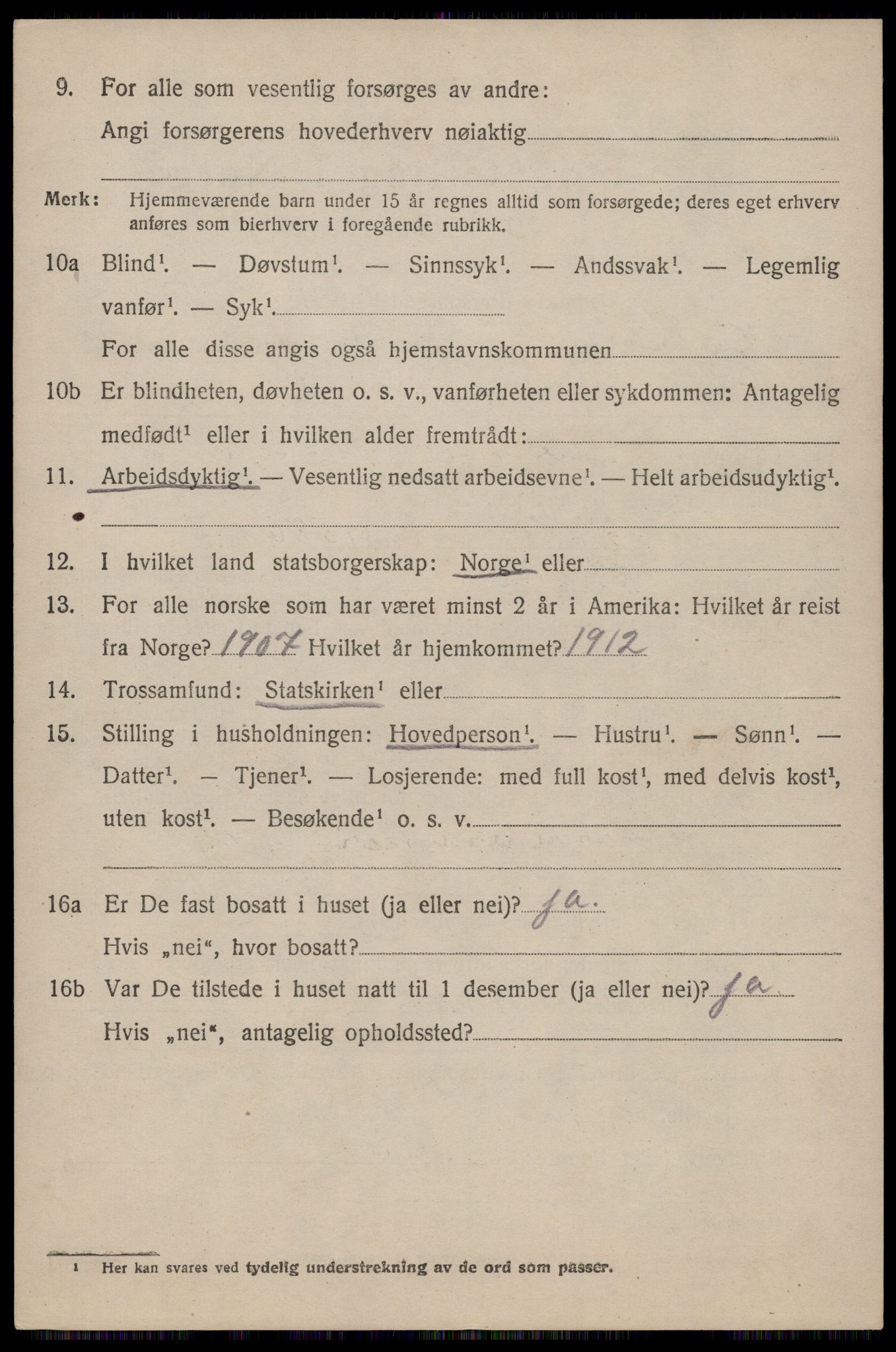 SAST, 1920 census for Håland, 1920, p. 7512