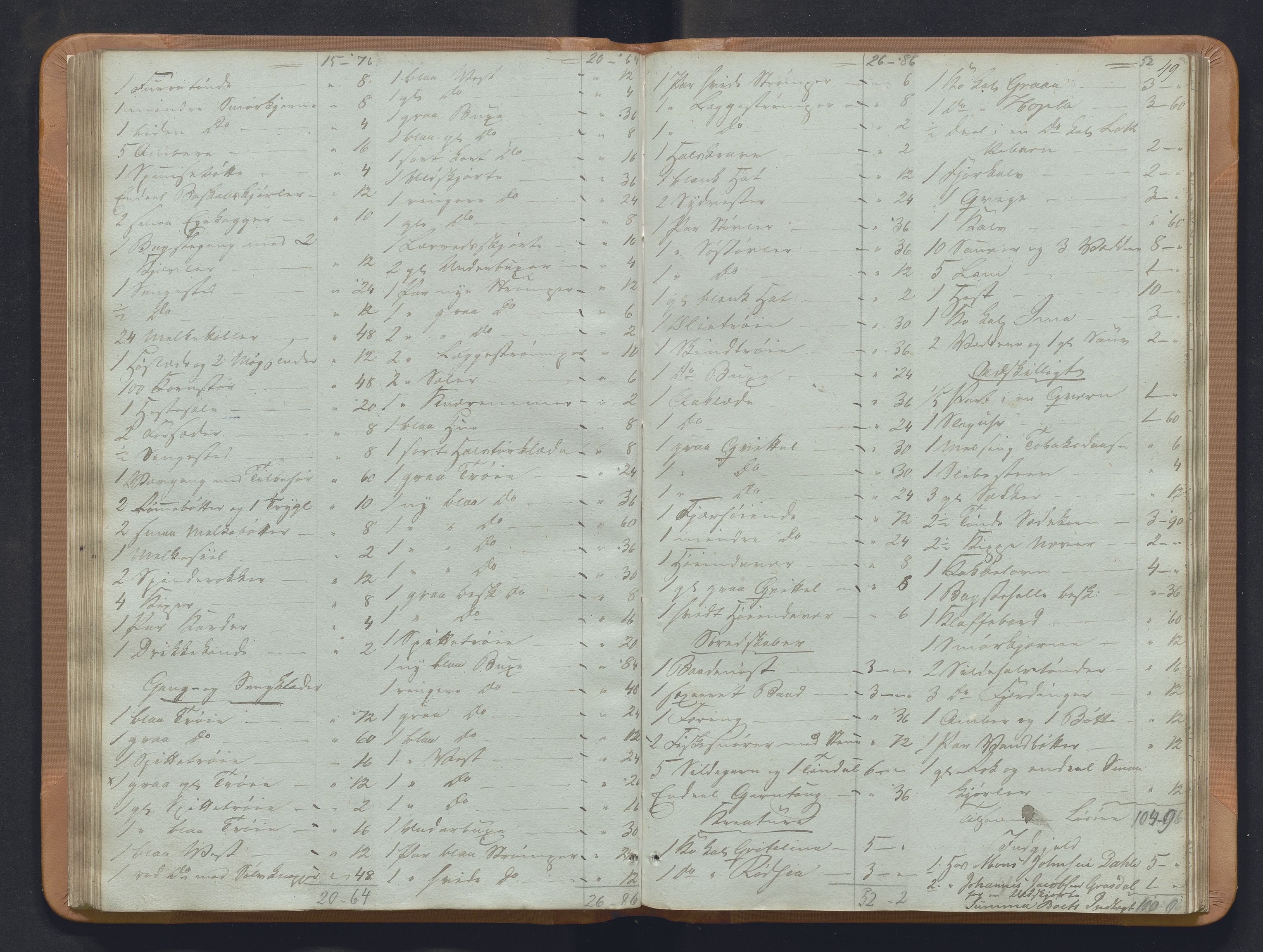 Nordhordland sorenskrivar, SAB/A-2901/1/H/Hb/L0018: Registreringsprotokollar, 1853-1856, p. 49