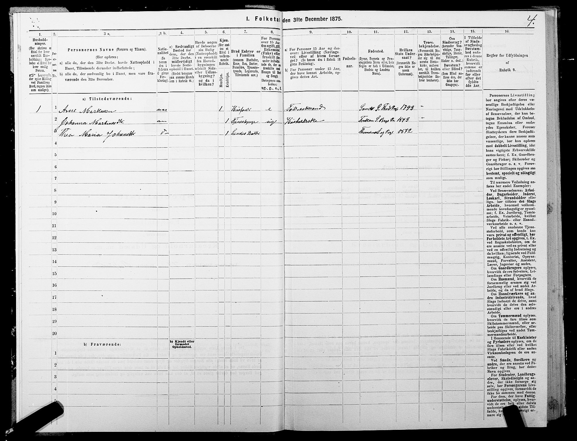 SATØ, 1875 census for 1914P Trondenes, 1875, p. 6004