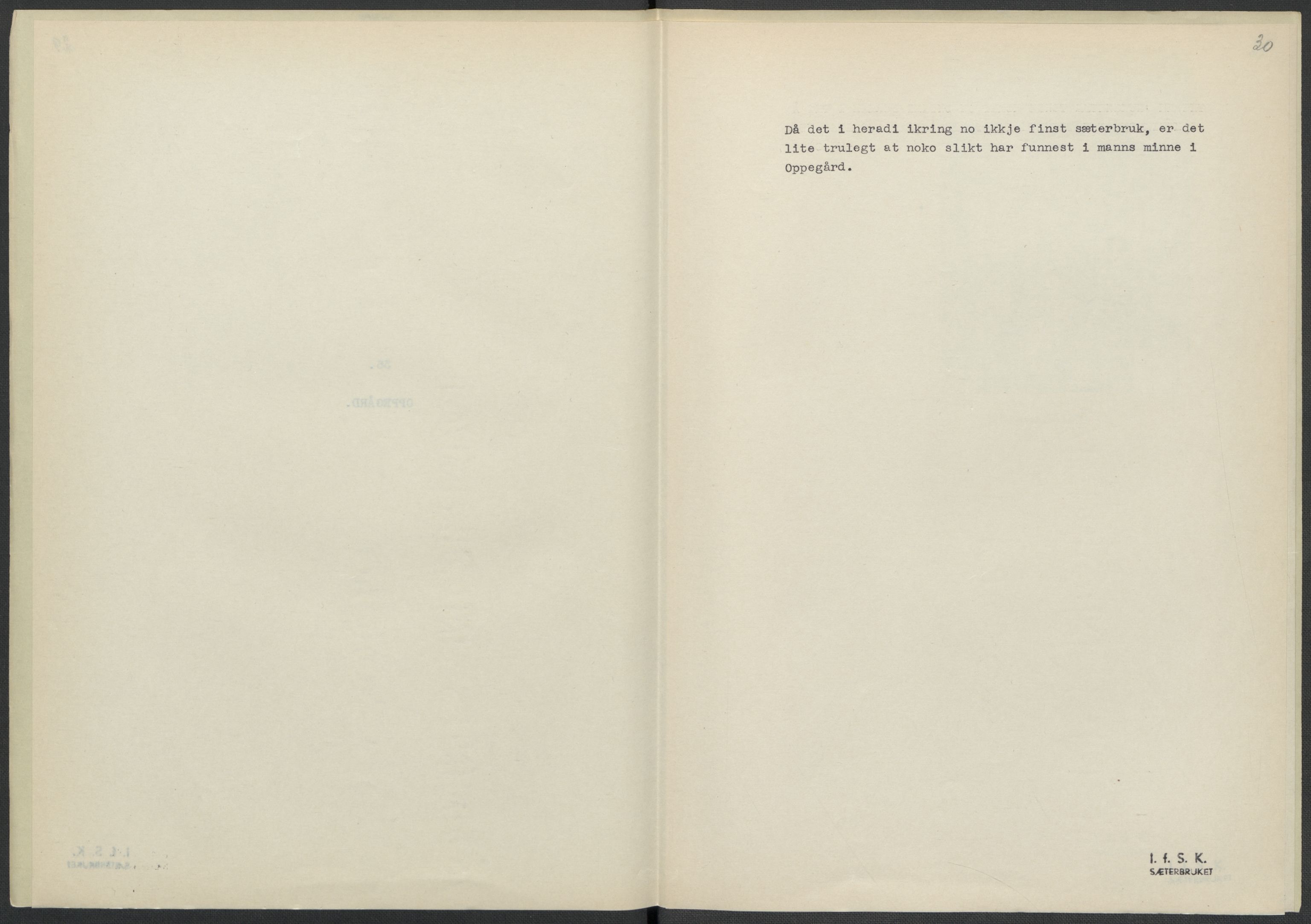 Instituttet for sammenlignende kulturforskning, RA/PA-0424/F/Fc/L0002/0002: Eske B2: / Akershus (perm II), 1932-1936, p. 30