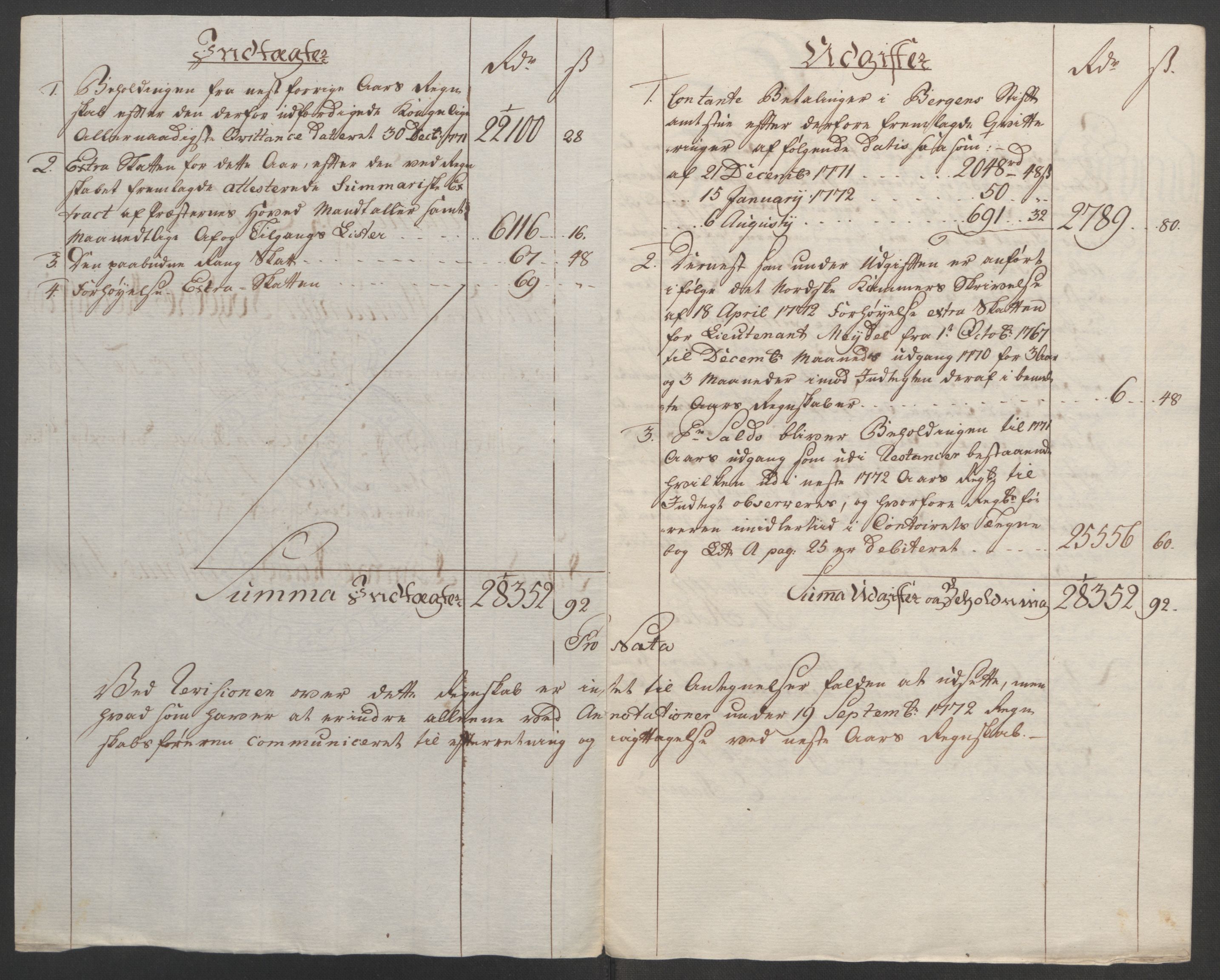 Rentekammeret inntil 1814, Reviderte regnskaper, Fogderegnskap, AV/RA-EA-4092/R48/L3136: Ekstraskatten Sunnhordland og Hardanger, 1762-1772, p. 243