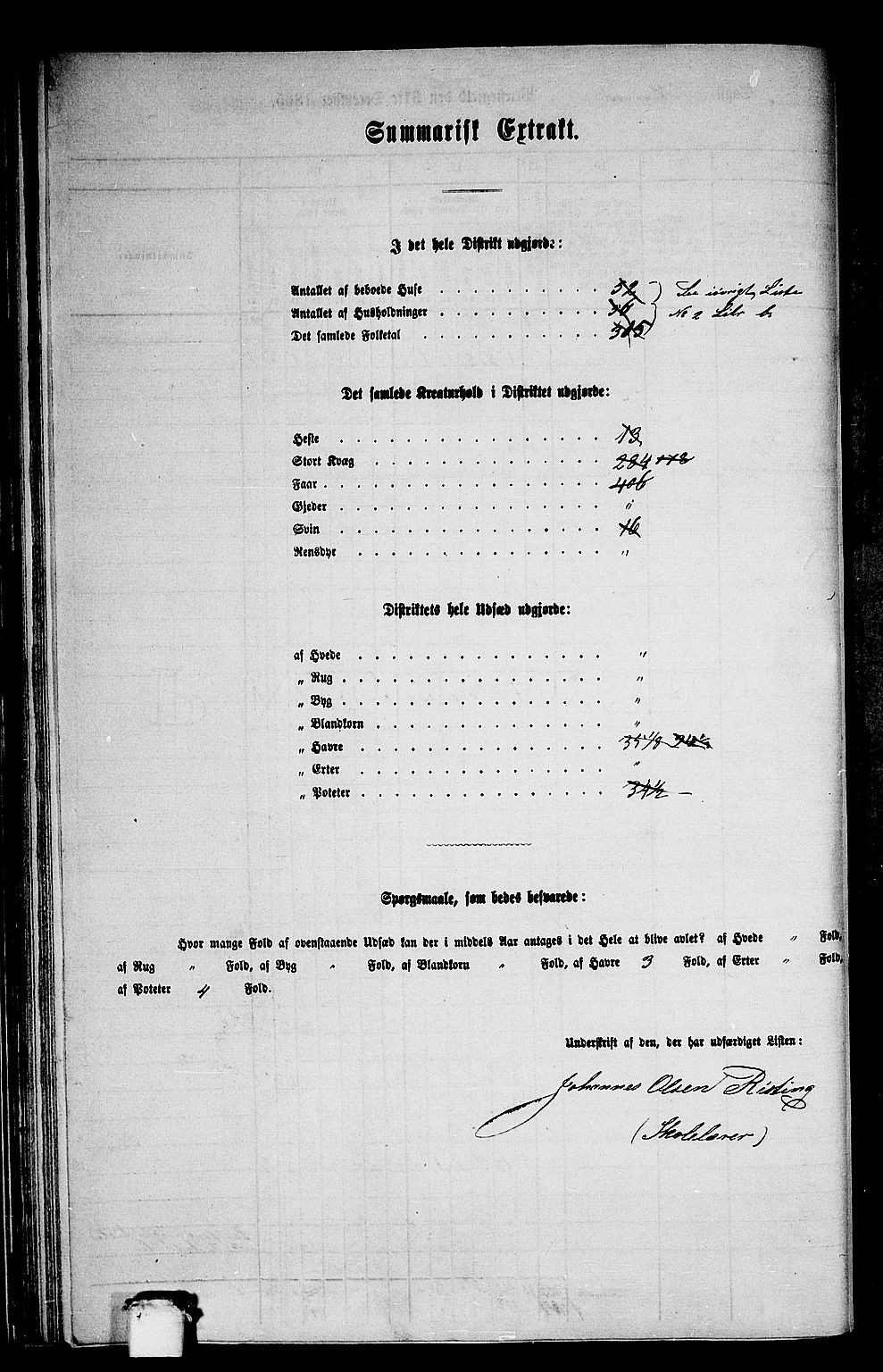 RA, 1865 census for Kinn, 1865, p. 47