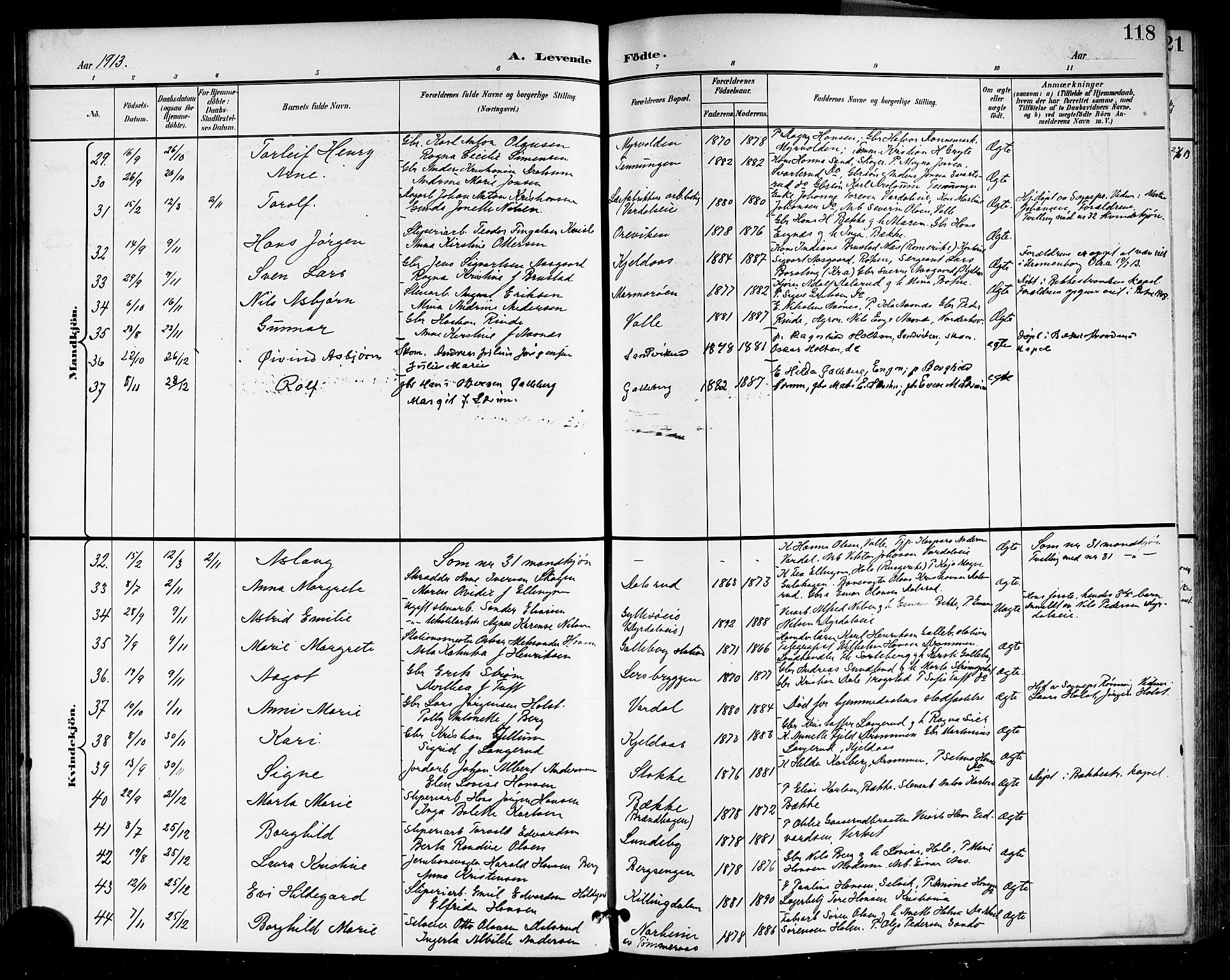 Sande Kirkebøker, AV/SAKO-A-53/G/Ga/L0004: Parish register (copy) no. 4, 1895-1918, p. 118
