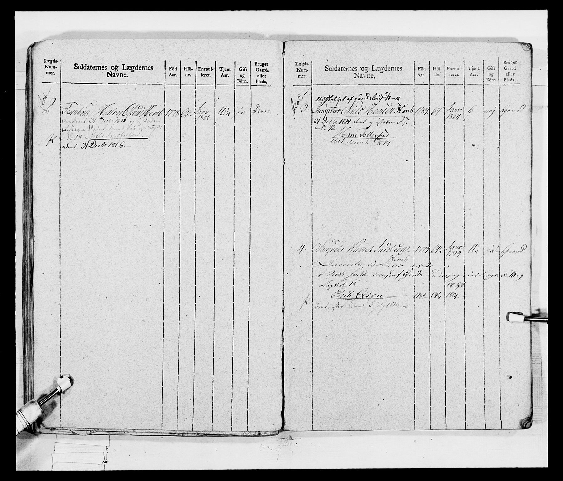 Generalitets- og kommissariatskollegiet, Det kongelige norske kommissariatskollegium, AV/RA-EA-5420/E/Eh/L0047: 2. Akershusiske nasjonale infanteriregiment, 1791-1810, p. 465