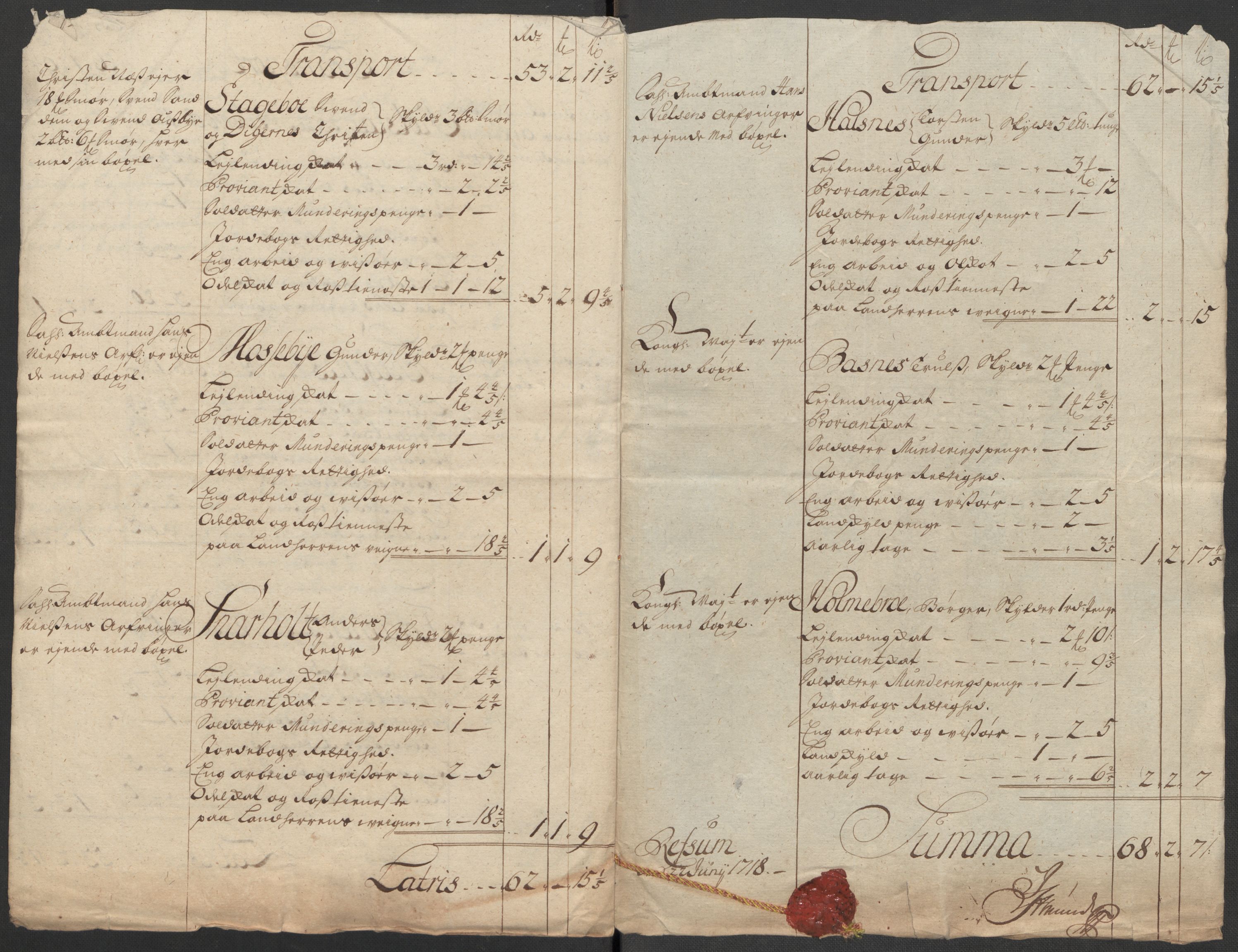 Rentekammeret inntil 1814, Reviderte regnskaper, Fogderegnskap, AV/RA-EA-4092/R11/L0600: Fogderegnskap Nedre Romerike, 1718, p. 274