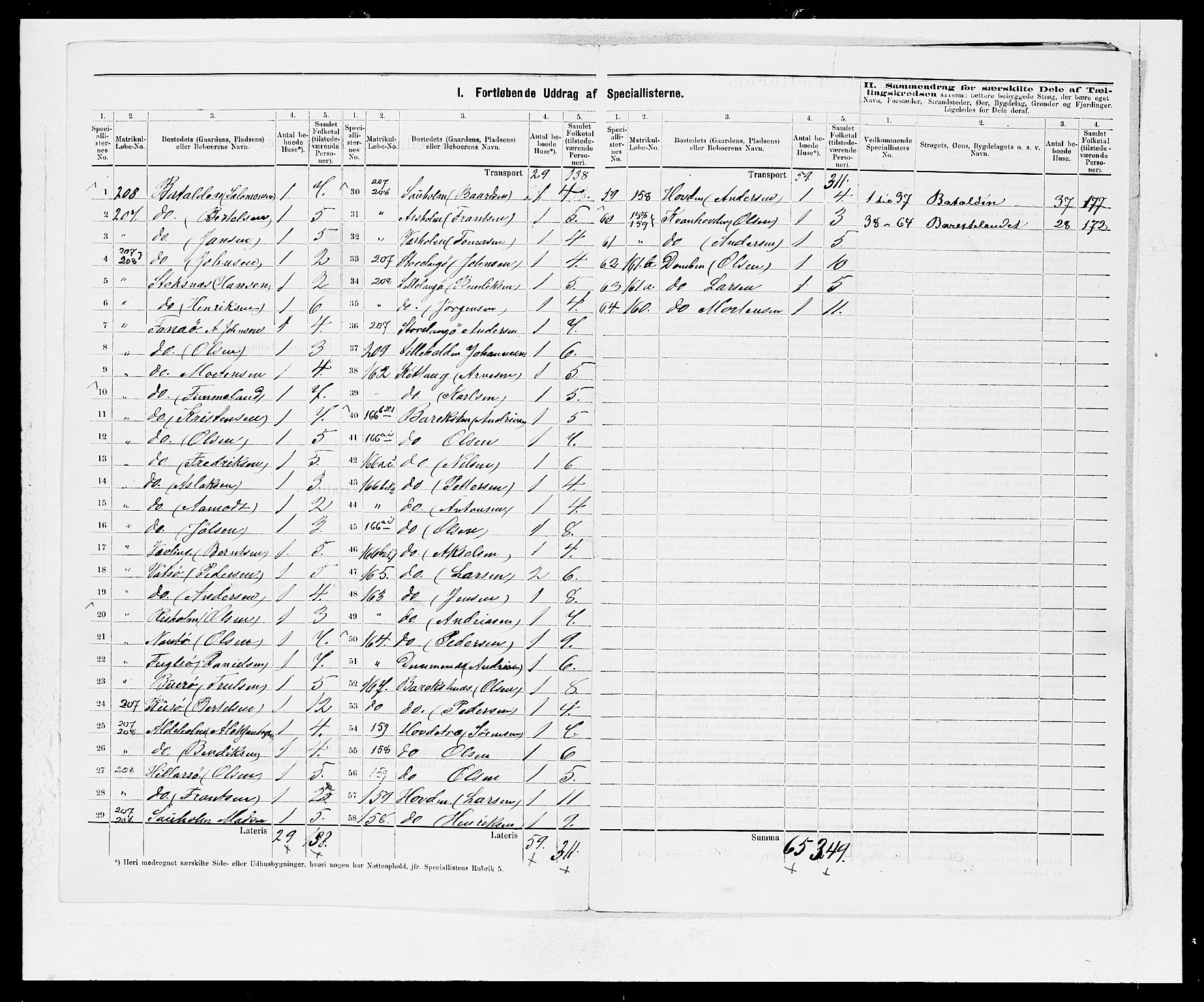 SAB, 1875 census for 1437L Kinn/Kinn og Svanøy, 1875, p. 3